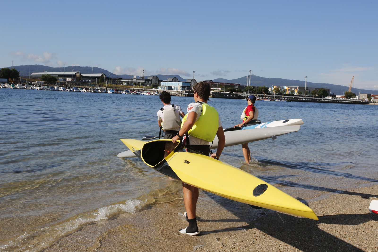 La jornada de entrenamiento especial de la mano de +Deporte Atlántico y el club de piragüismo Kayak Vigo