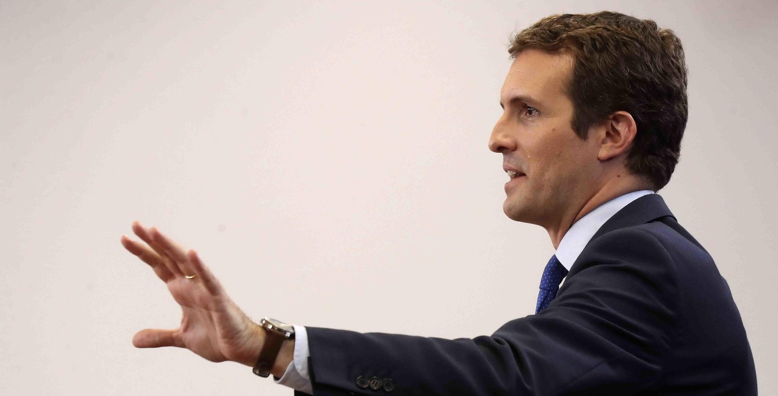 El presidente del PP, Pablo Casado. EFE/ Kiko Huesca