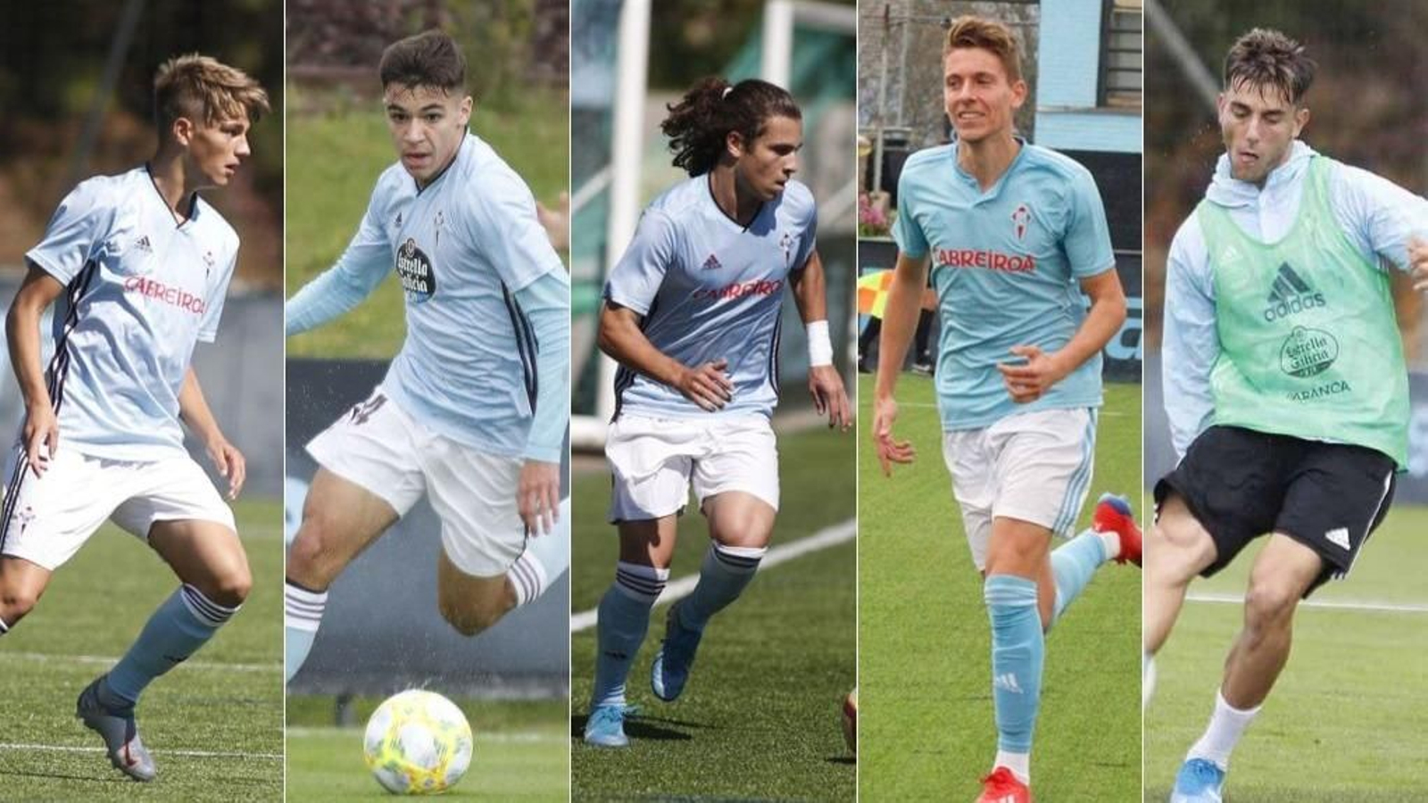 Gael Alonso, Gabri Veiga, Miguel Rodríguez, José Fontán e Iker Losada son los jugadores de la cantera del Celta con más proyección y peso en los títulos de División de Honor juvenil.