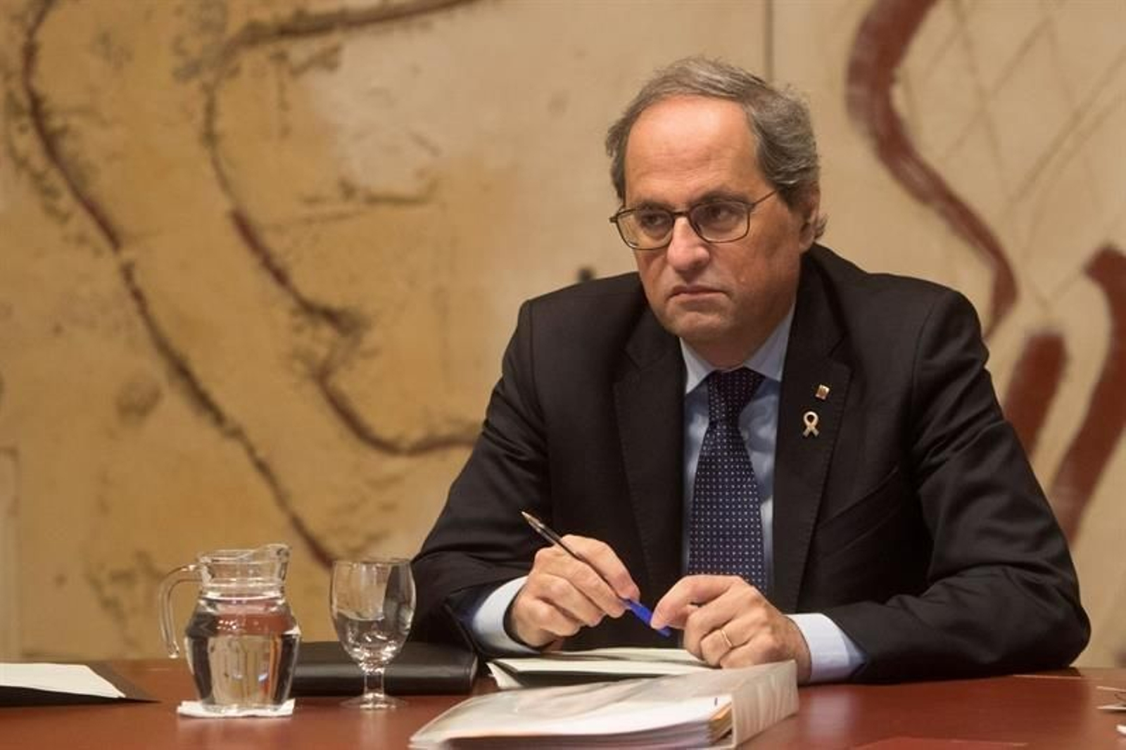El presidente de la Generalitat, Quim Torra