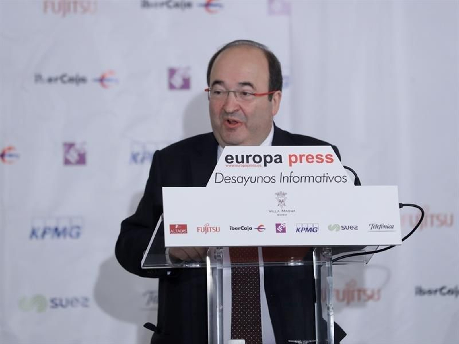 El líder del PSC y candidato de los socialistas para las elecciones del 21 de diciembre en Cataluña, Miquel Iceta