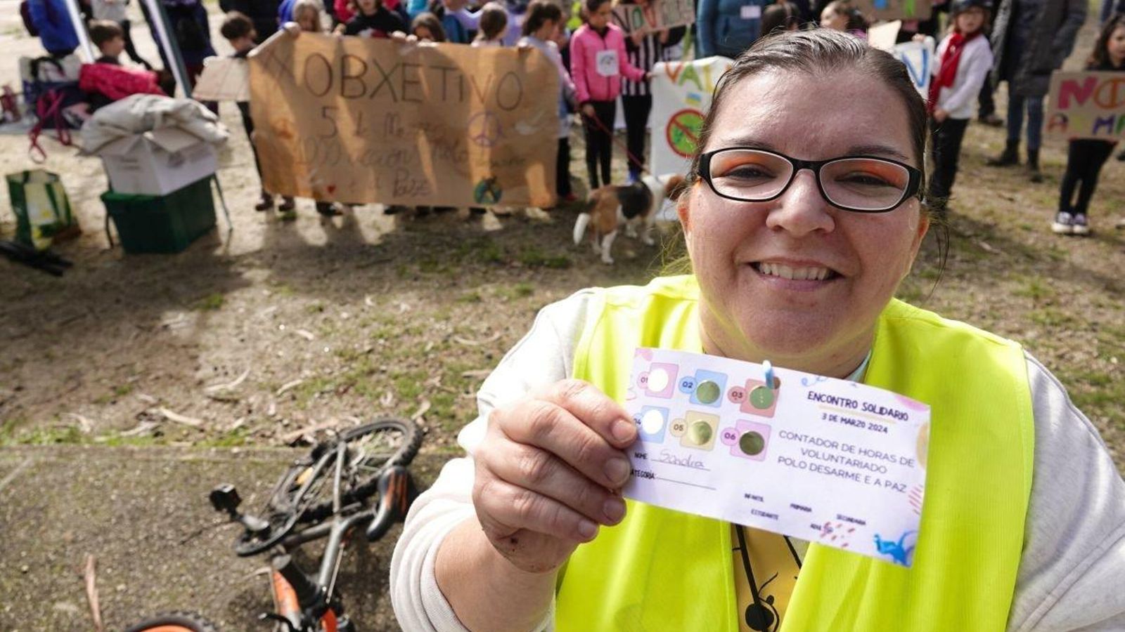 Cada kilómetro, un paso por la paz.
