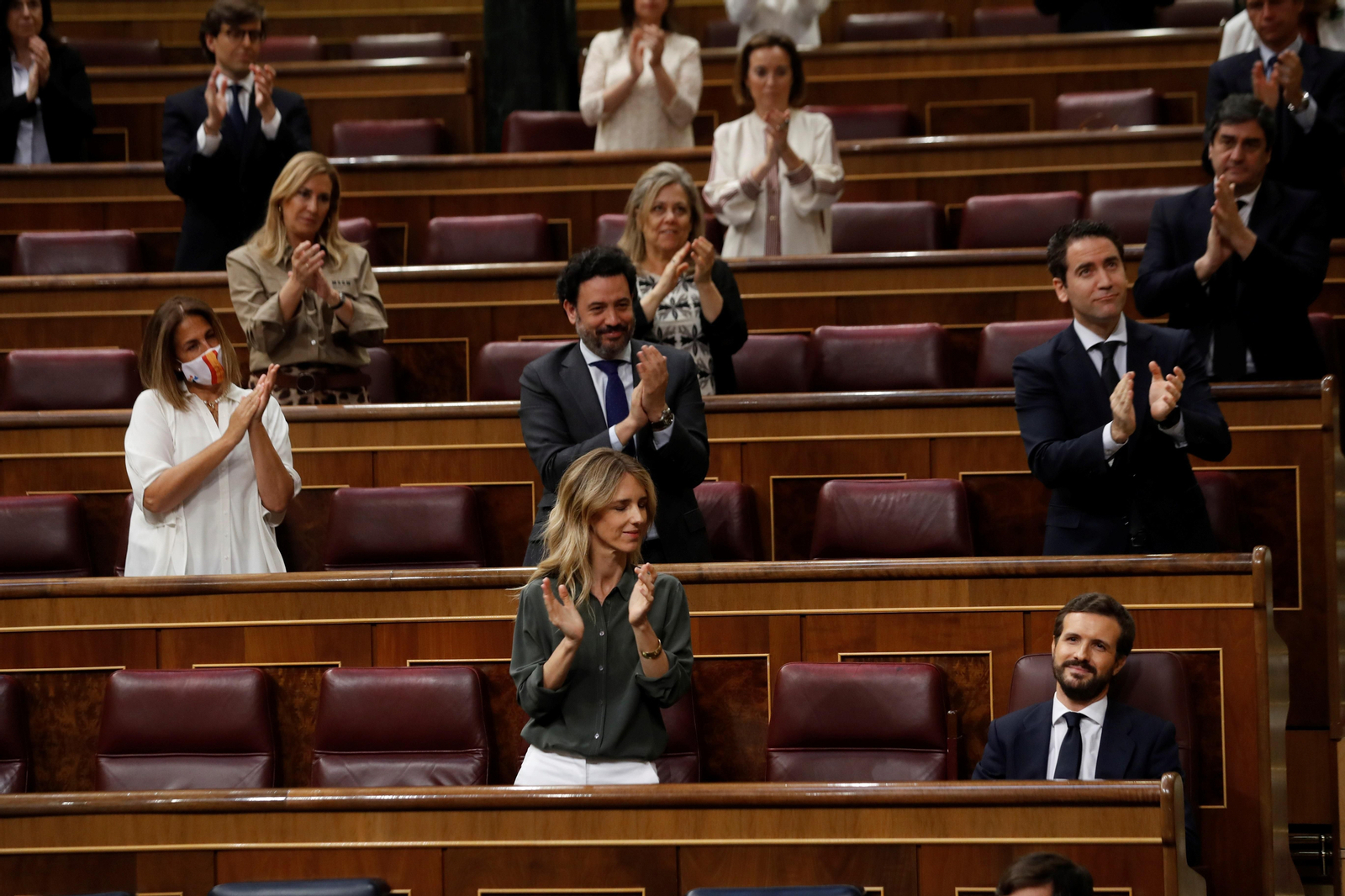 El líder del Partido Popular (PP), Pablo Casado