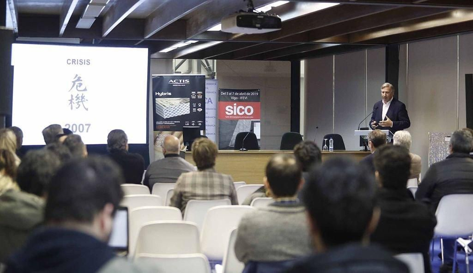 Marc Fenwick, arquitecto del Mundial de Qatar, ayer en Ifevi.