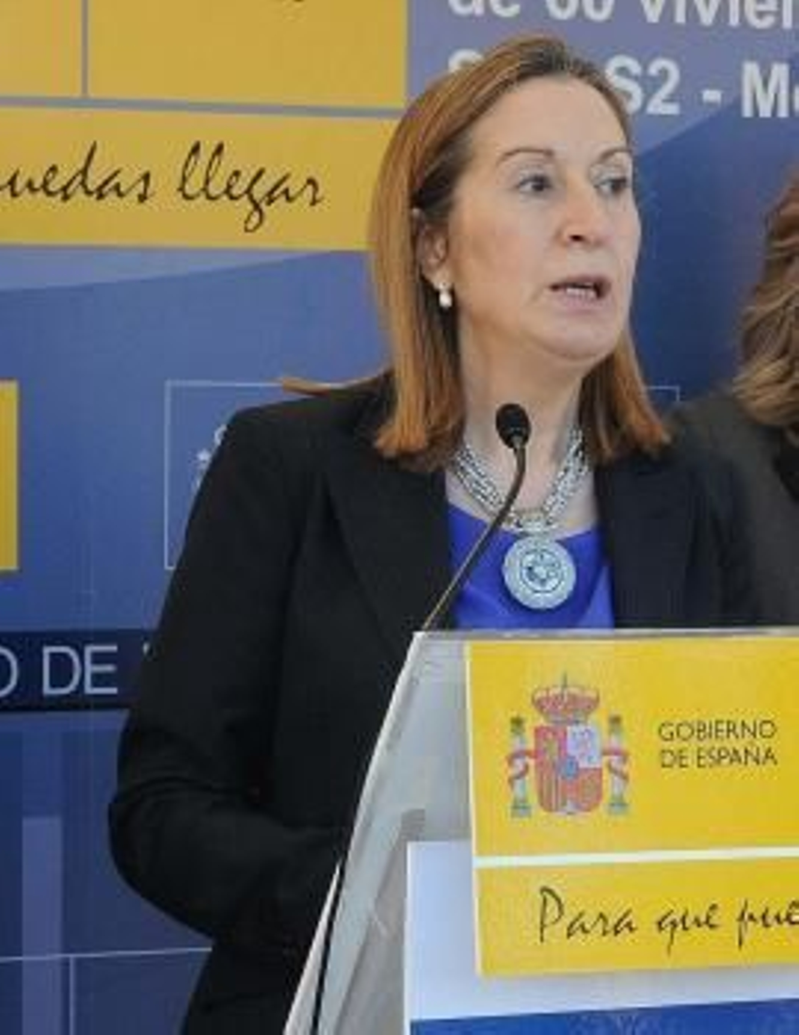 La ministra de Fomento, Ana Pastor