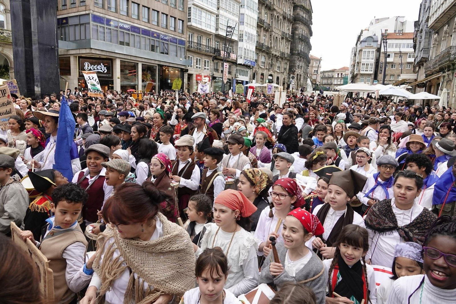 Celebración de la Reconquistiña en Vigo.