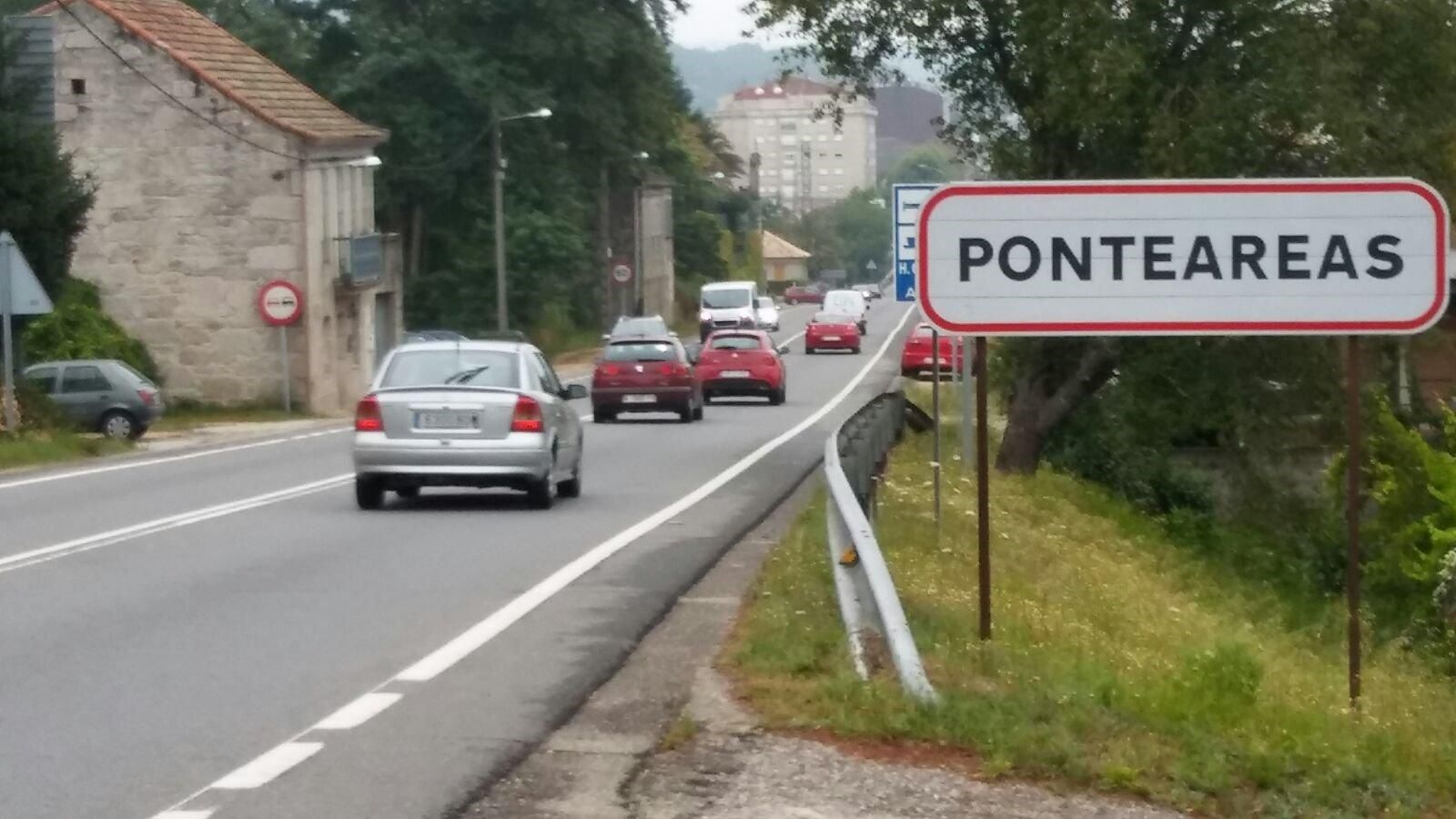 La plataforma reclama más seguridad para la N-120 a su paso por el municipio de Ponteareas.