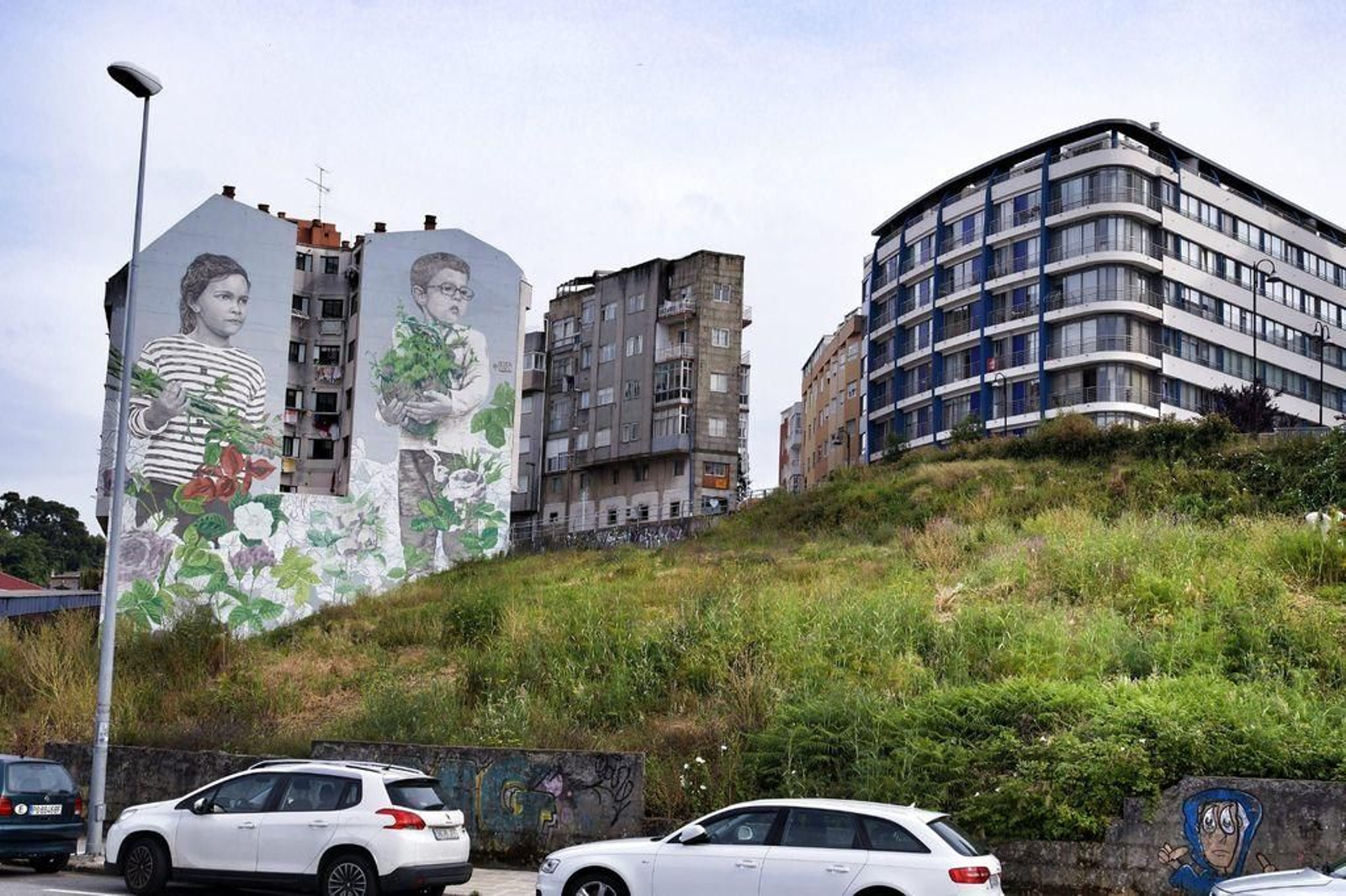 En la calle Tomás Alonso, en la zona de la curva de San Gregorio, se construirán 39 viviendas.