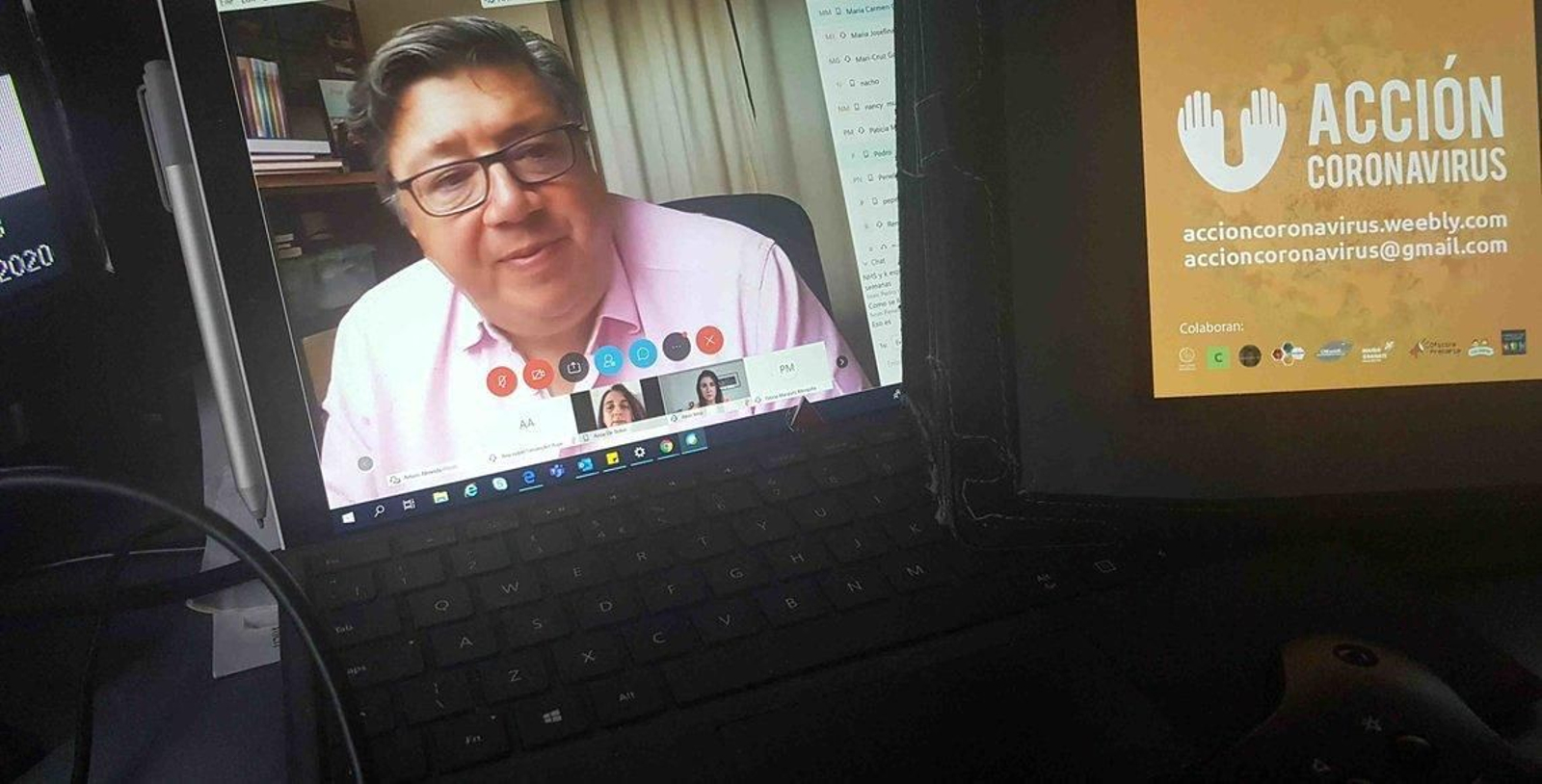 Acción Coronavirus web