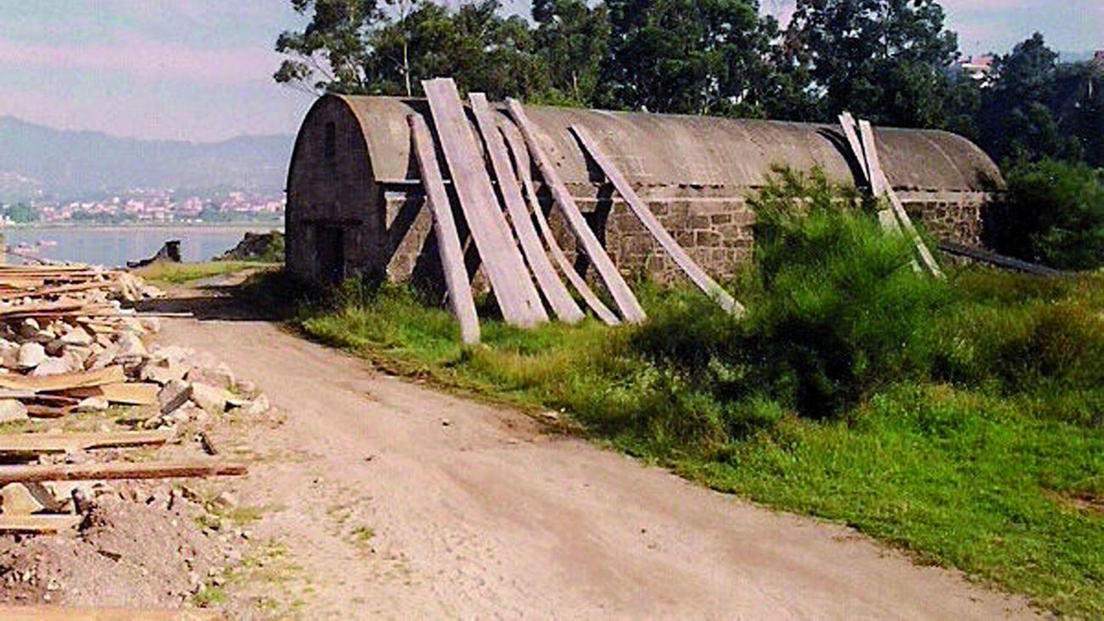 Aspecto de la cantera de O Cocho en 1993