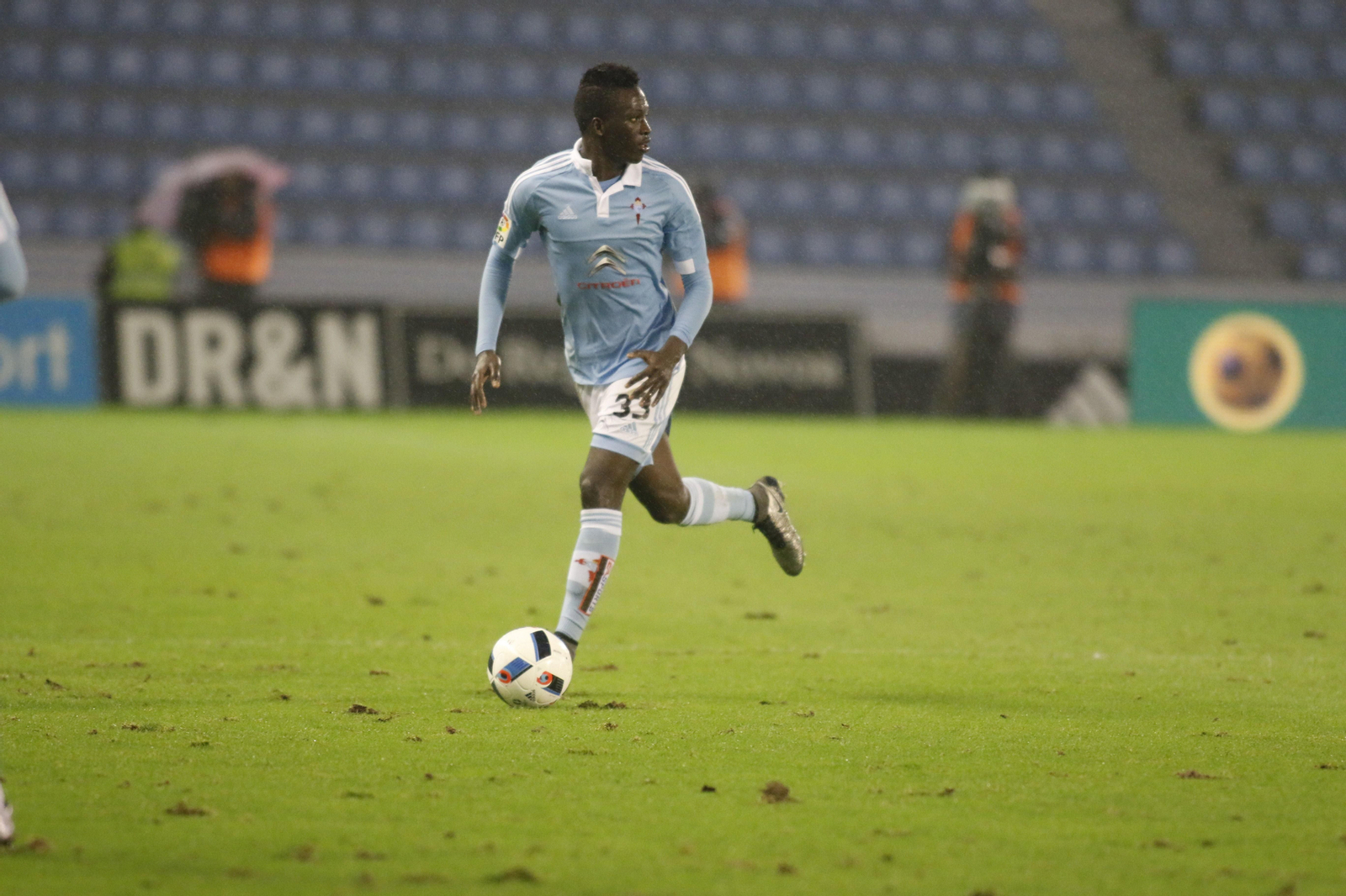 Pape Cheikh, durante un partido de esta temporada en Balaídos.