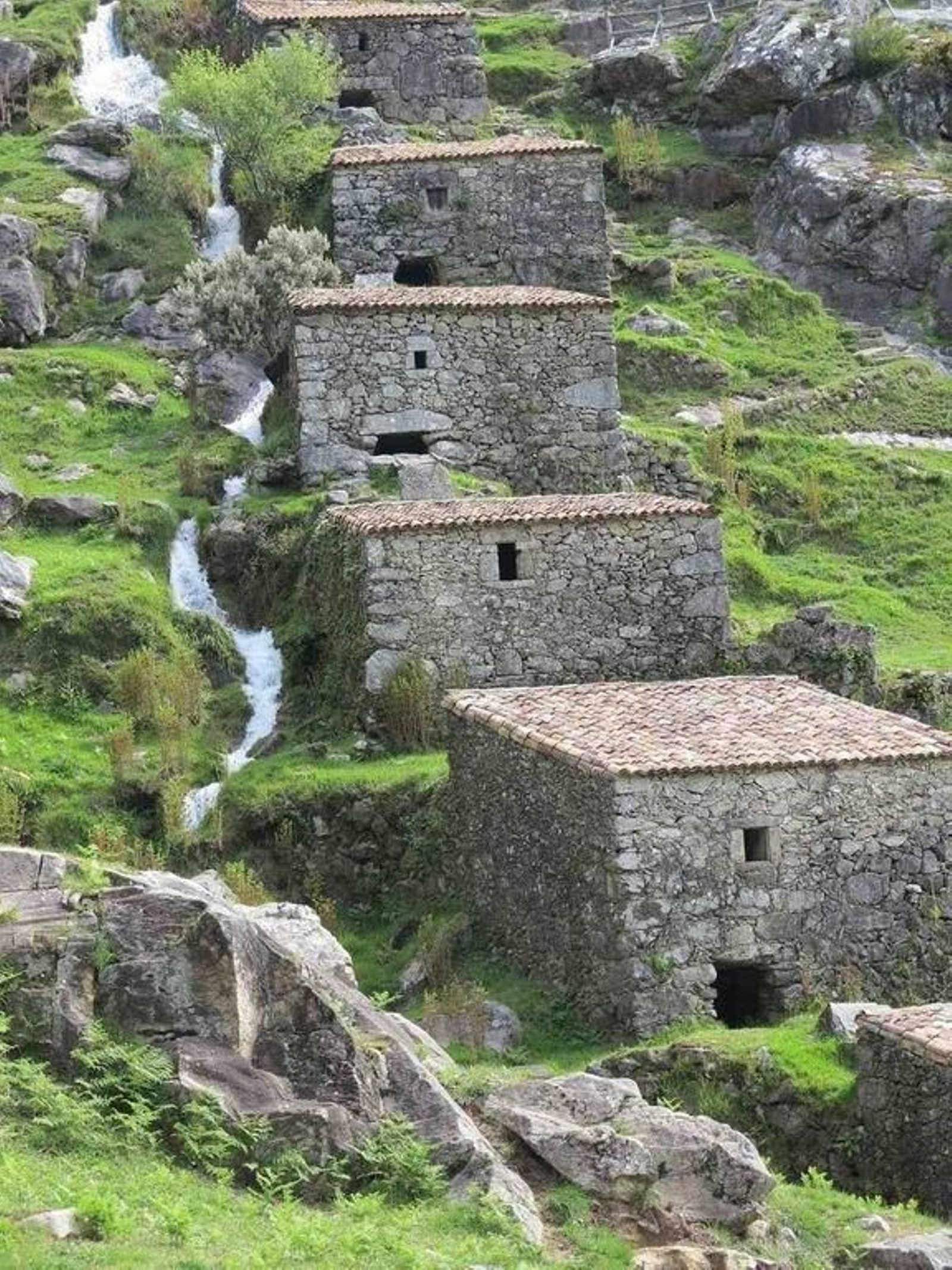 La disposición de los molinos a orillas del Folón es ya todo un símbolo de identidad de O Rosal.