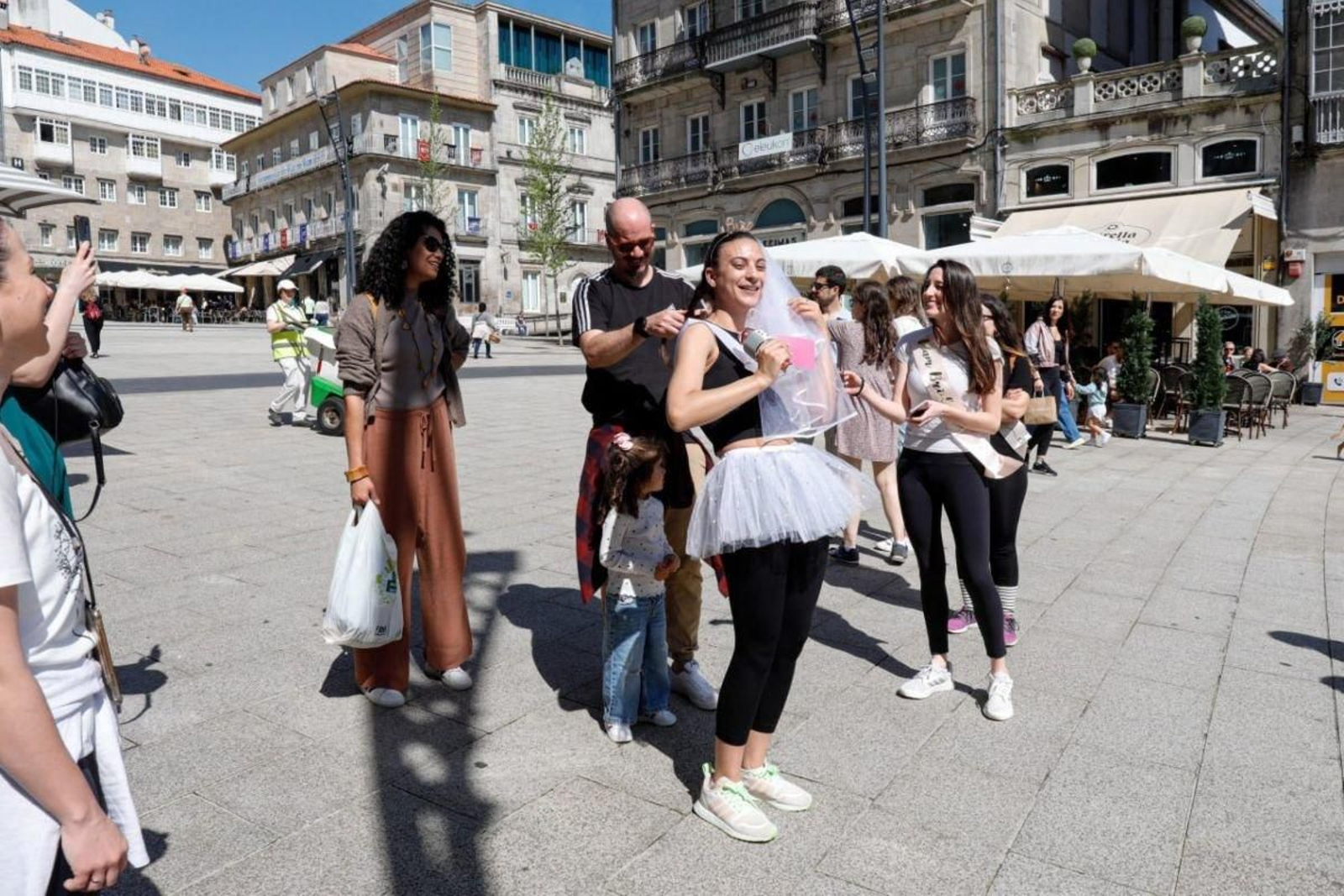 Una portuguesa, este fin de semana, de despedida de soltera.
