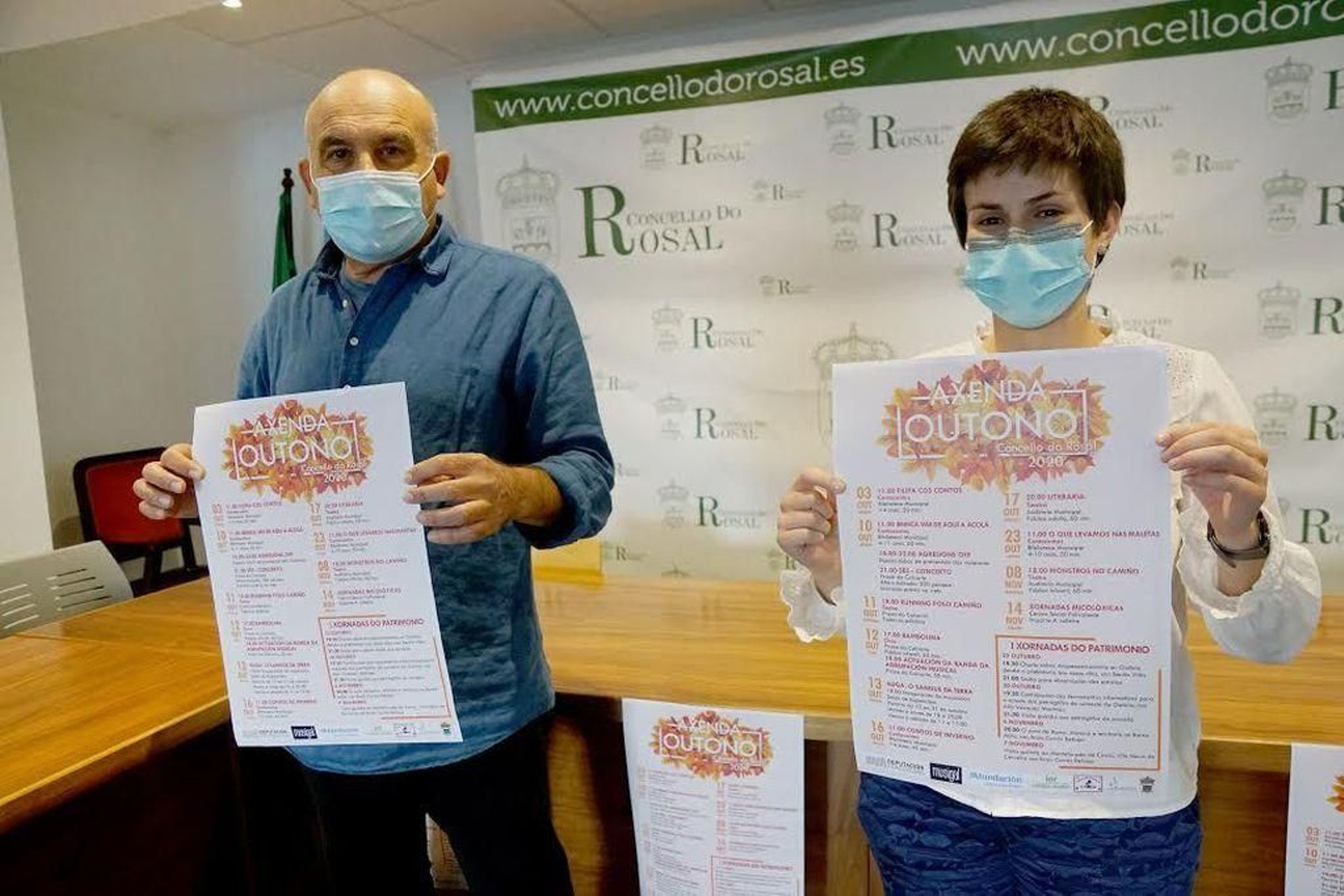 La alcaldesa Ánxela Fernández Callís presentó ayer el programa.