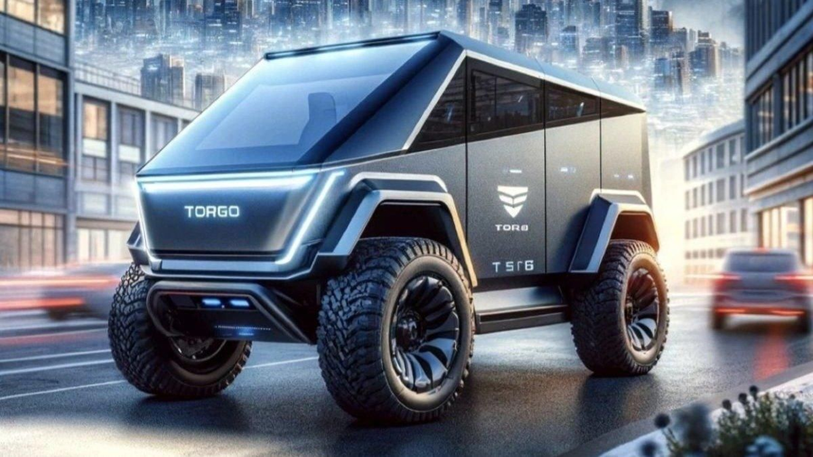 Creación con inteligencia artificial de un vehículo Torgo. // LITTLE