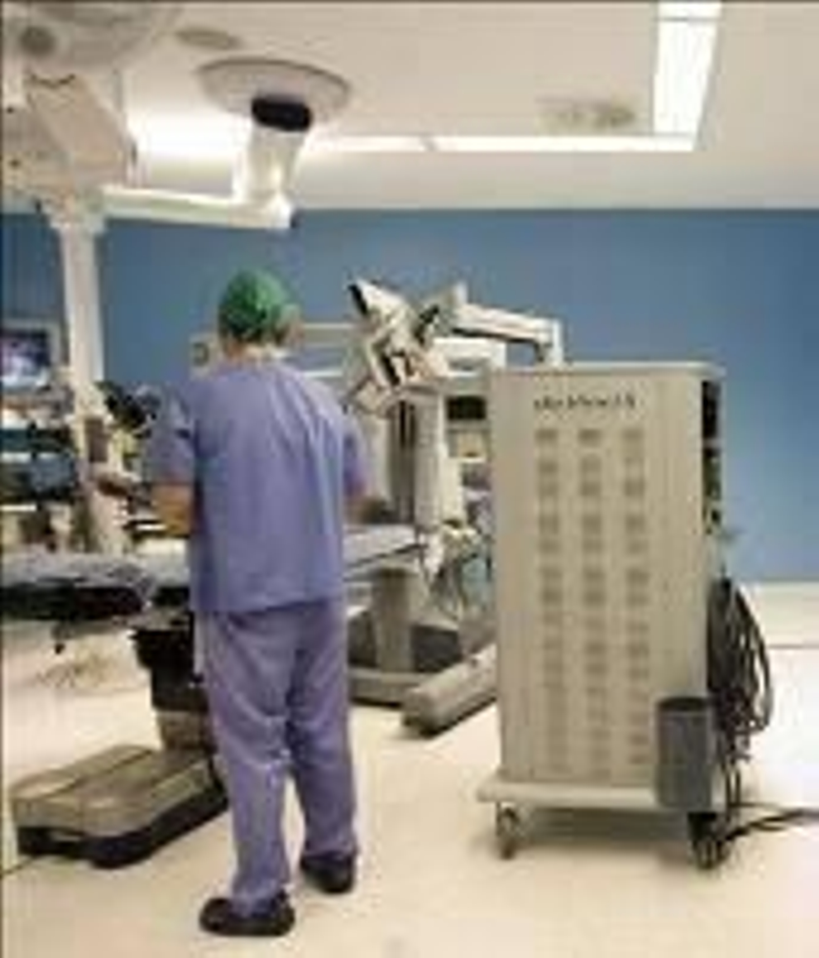 Sala de pruebas en un hospital.