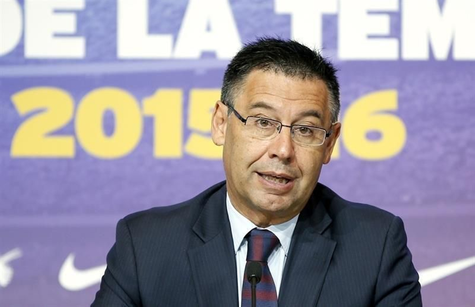 El presidente del FC Barcelona, Josep Maria Bartomeu