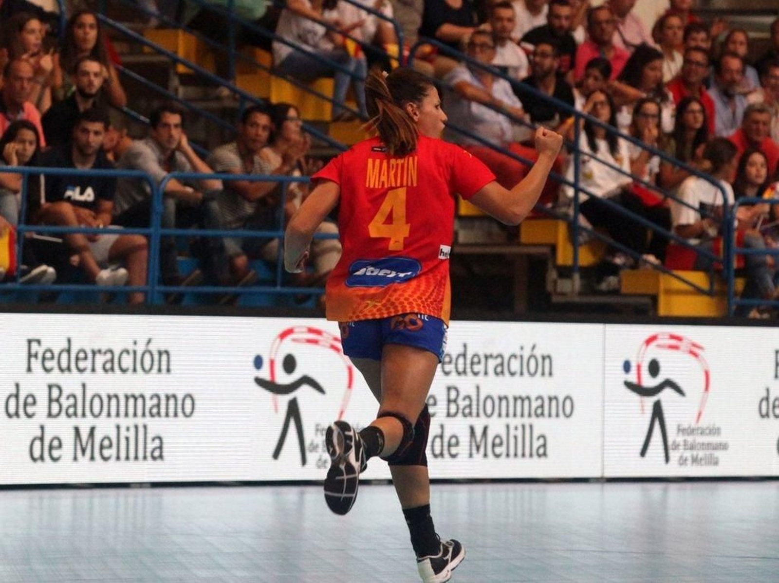 Carmen Martín volvió a demostrar su buen estado de forma anotando seis goles ayer en Lituania.