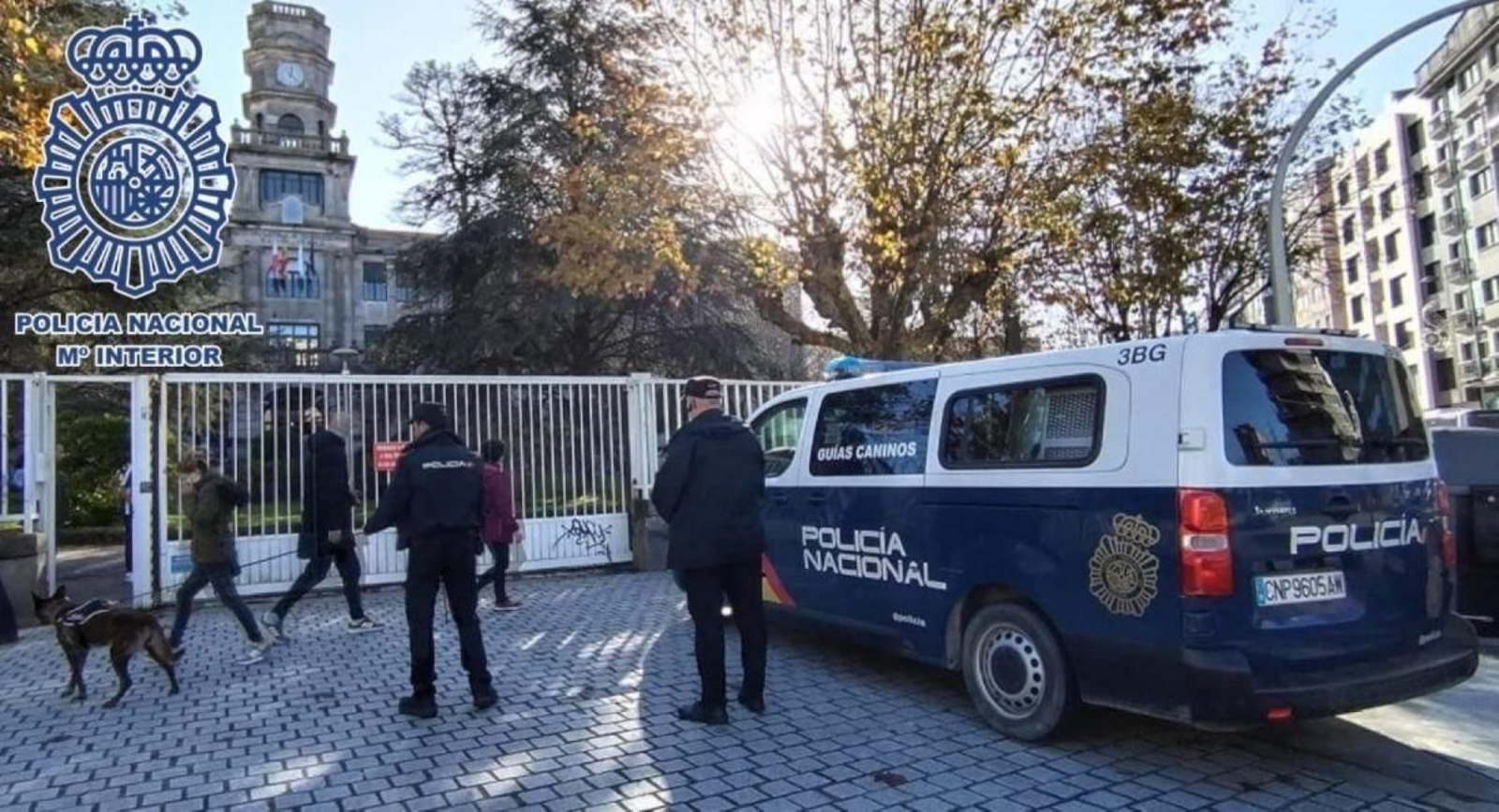 Uno de los despliegues de vigilancia en una fase anterior.