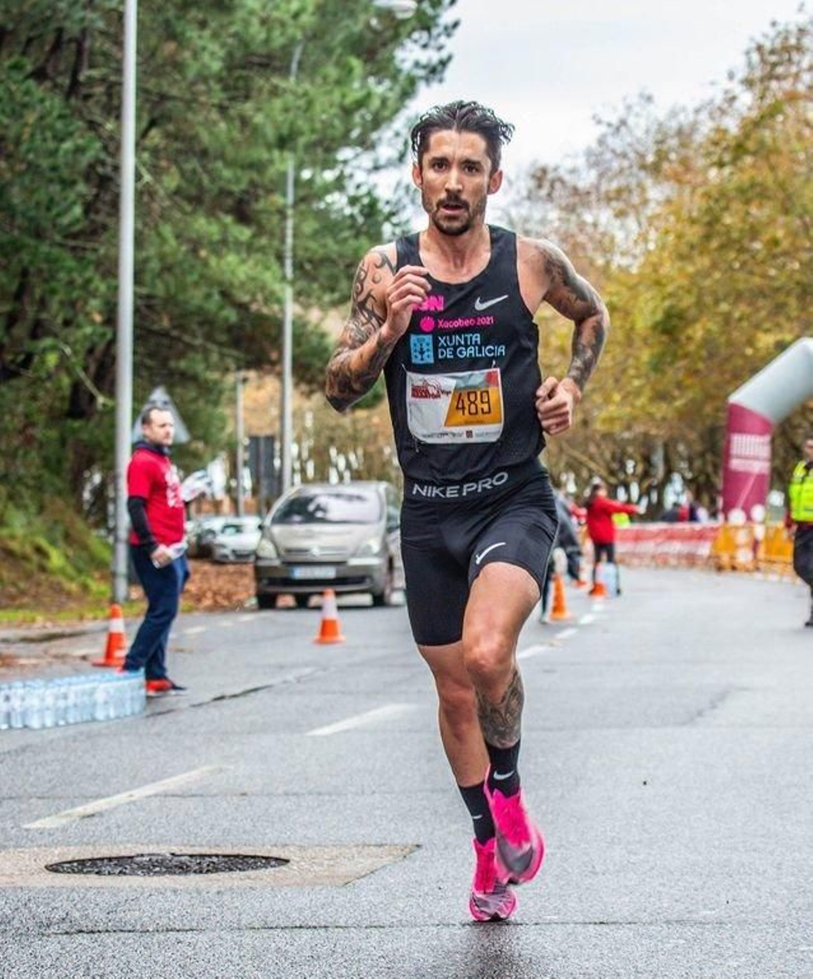 Gustavo Nieves, en Samil.