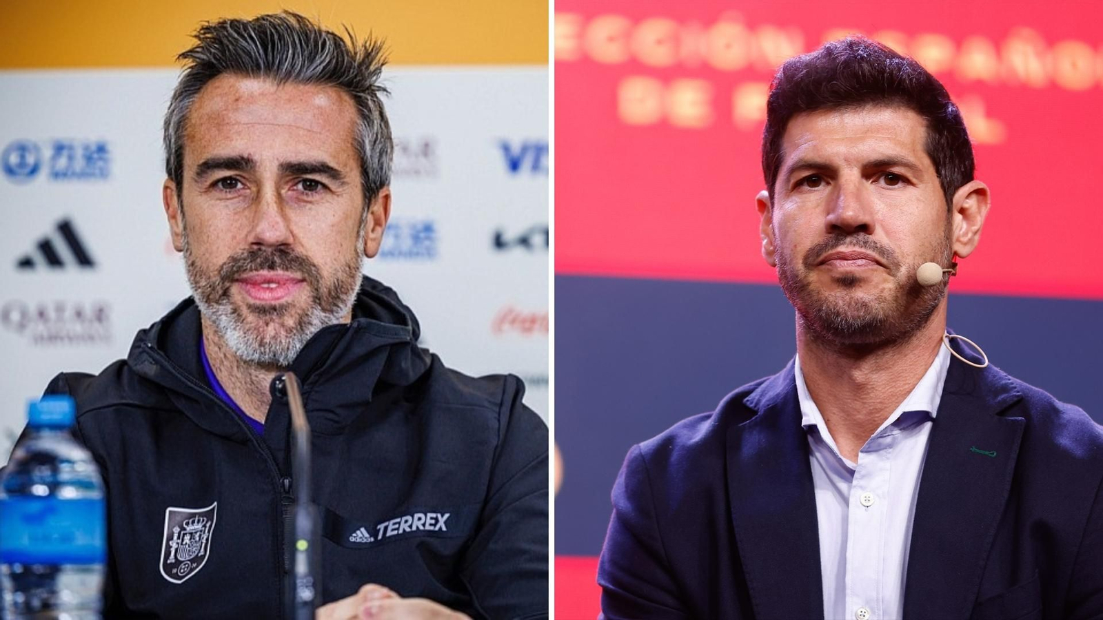 Jorge Vilda y Albert Luque. // E.P.