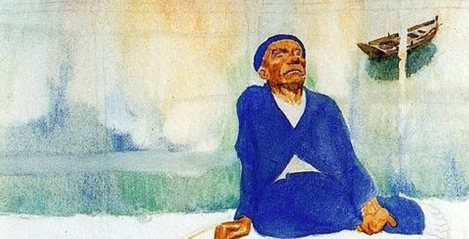 Una de las piezas de la serie sobre ciegos de Castelao