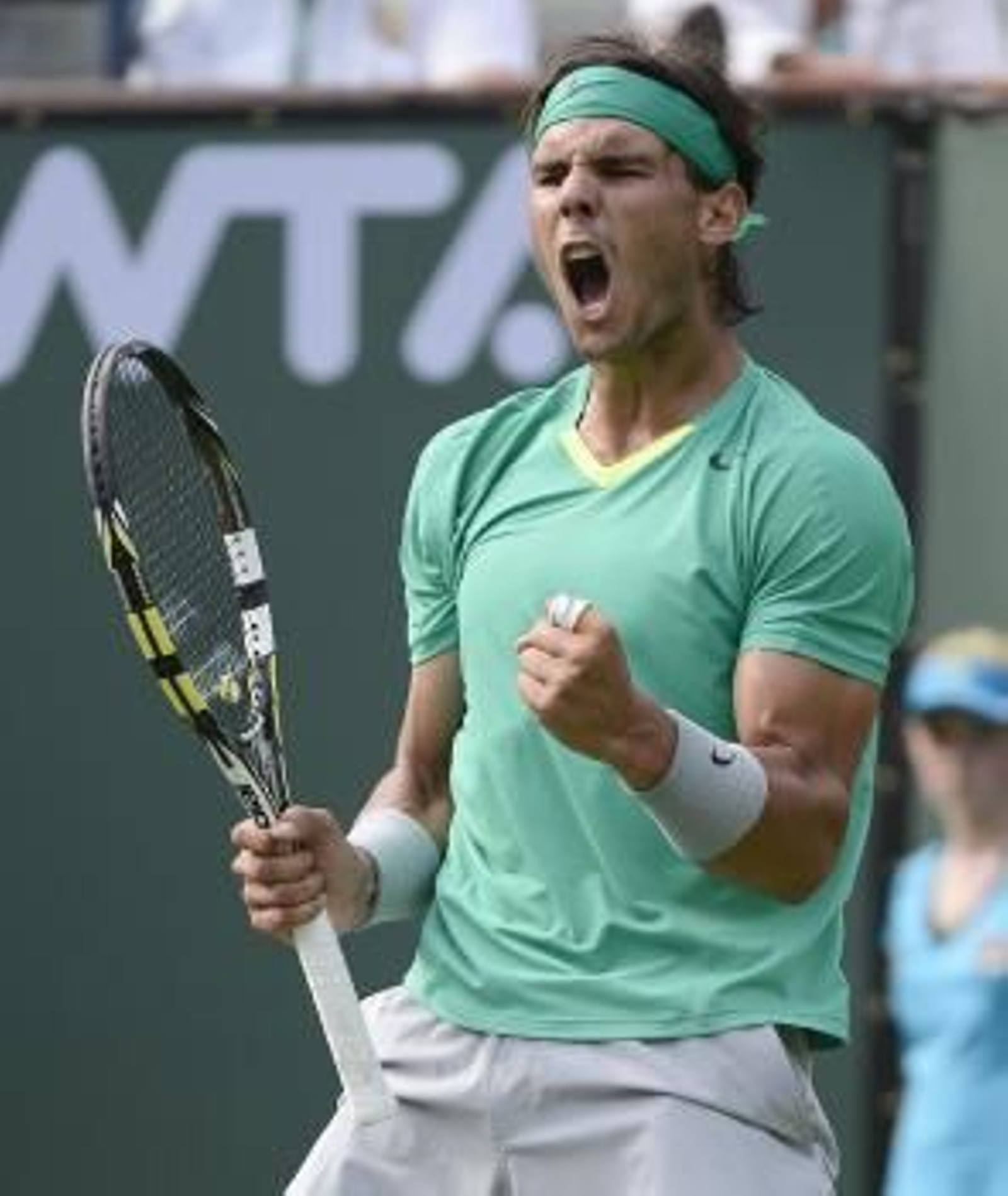 Rafa Nadal se impuso de Del Potro en la final de Indian Wells.