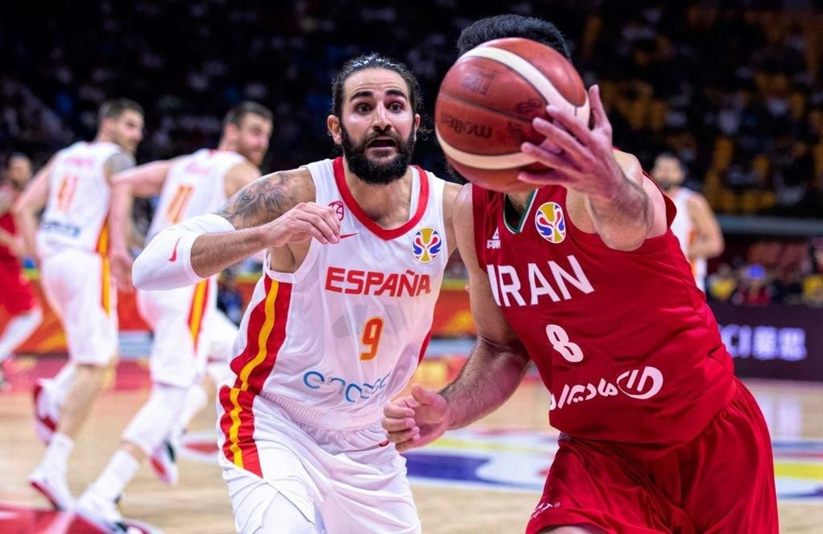 Rubio presiona a Yakhchalidehkordi en el partido de ayer.
