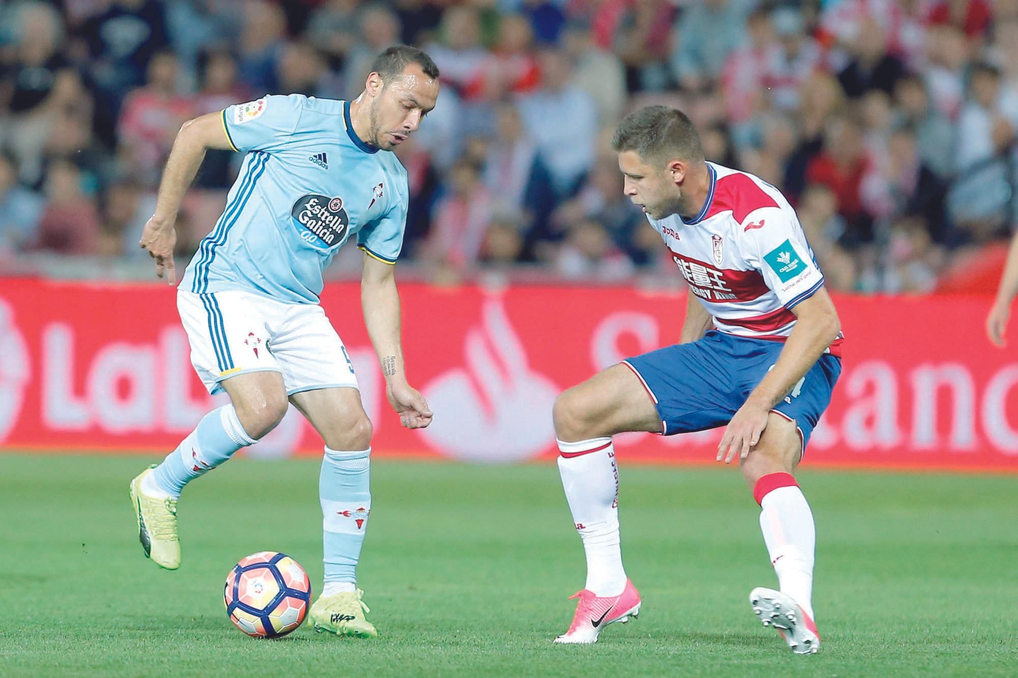 Marcelo Díaz, durante el Granada-Celta de la pasada temporada.