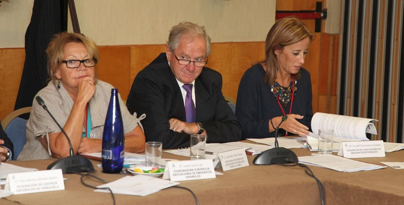 A la derecha, Eva Fontcuberta durante su intervención en el pleno del CGCEE.
