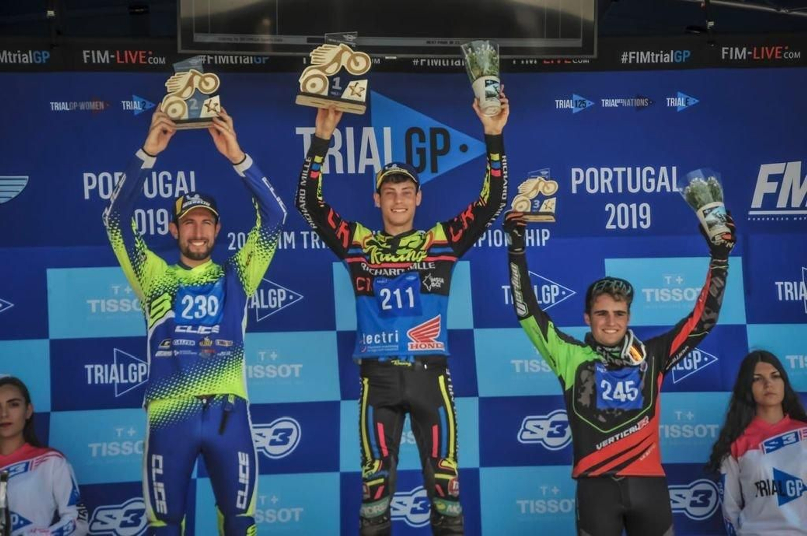 El joven piloto de O Rosal cuajó una magnífica actuación en la localidad portuguesa de Gouveia el pasado fin de semana y logró ganar la prueba de Trial2.