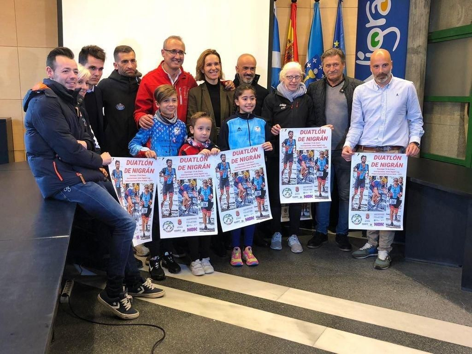 Imagen de presentación del Duatlón Popular Concello de Nigrán.