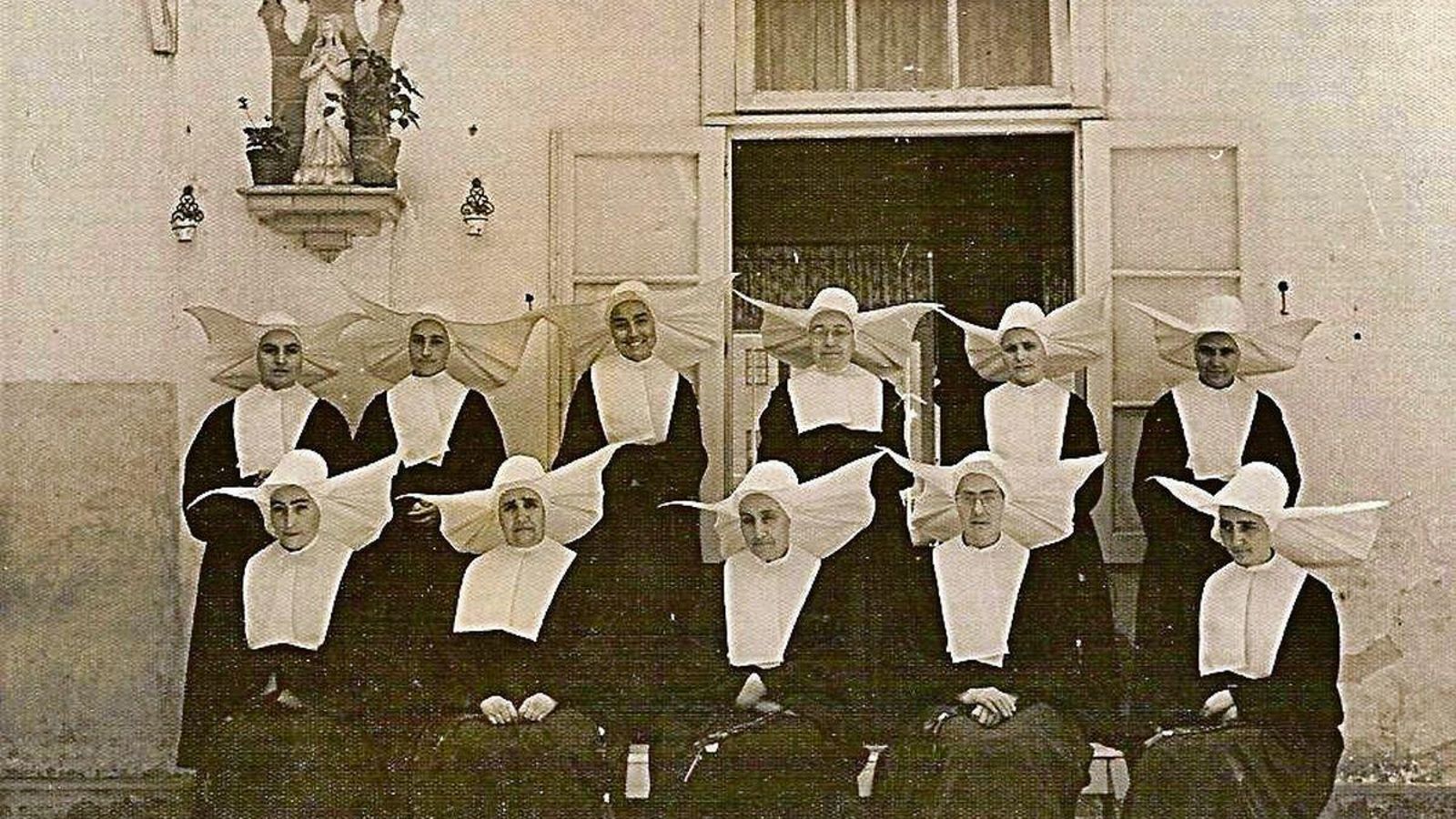 Atuendos de las Hijas de la Caridad poco después de la creación de la escuela.