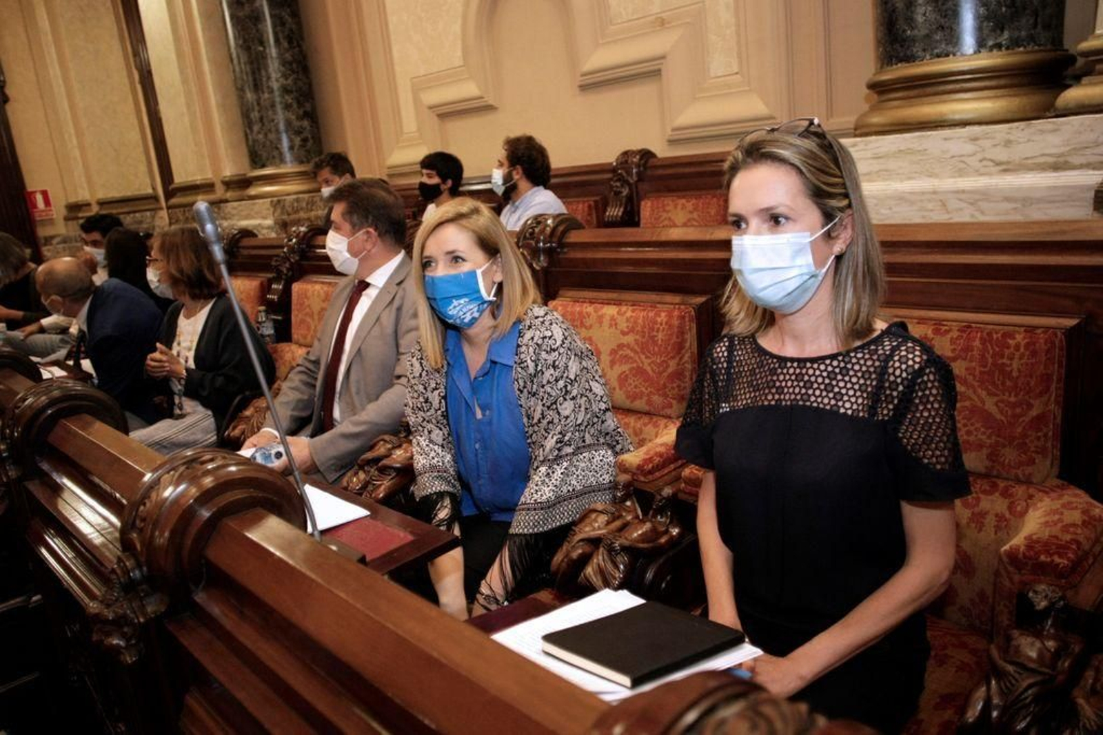 La concelleira de deportes de A Coruña, Mónica Martínez, que pidió la dimisión de Javier Tebas.