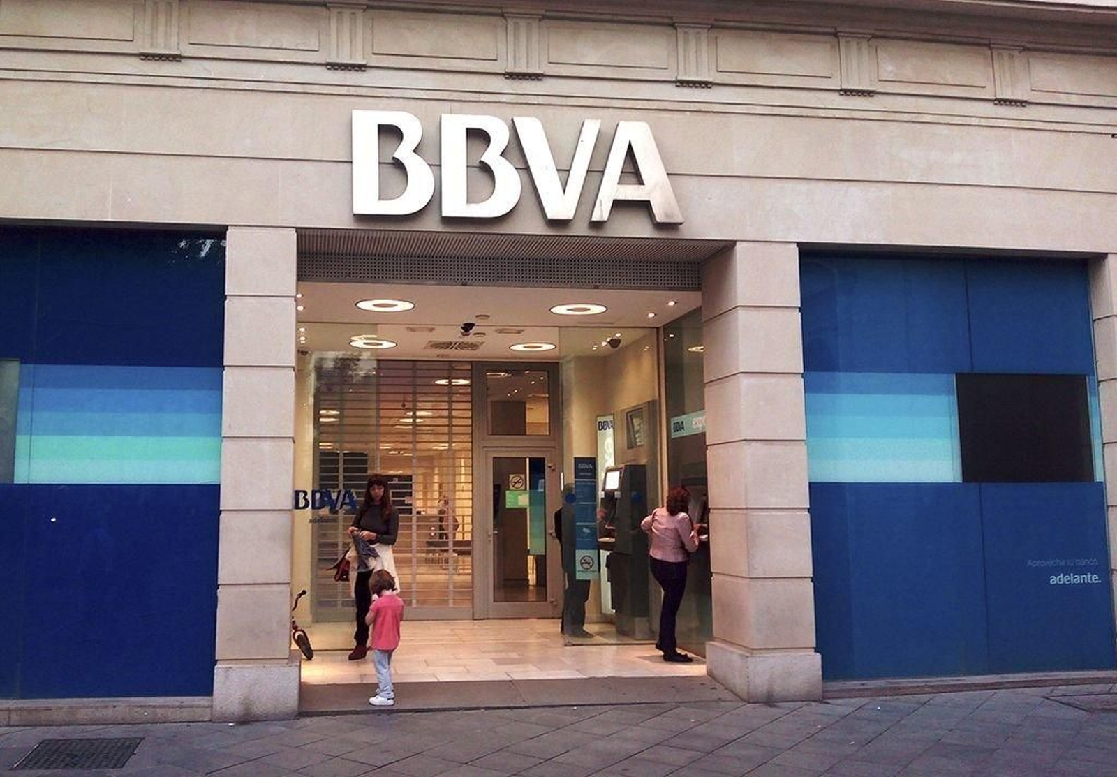 Oficina del BBVA.