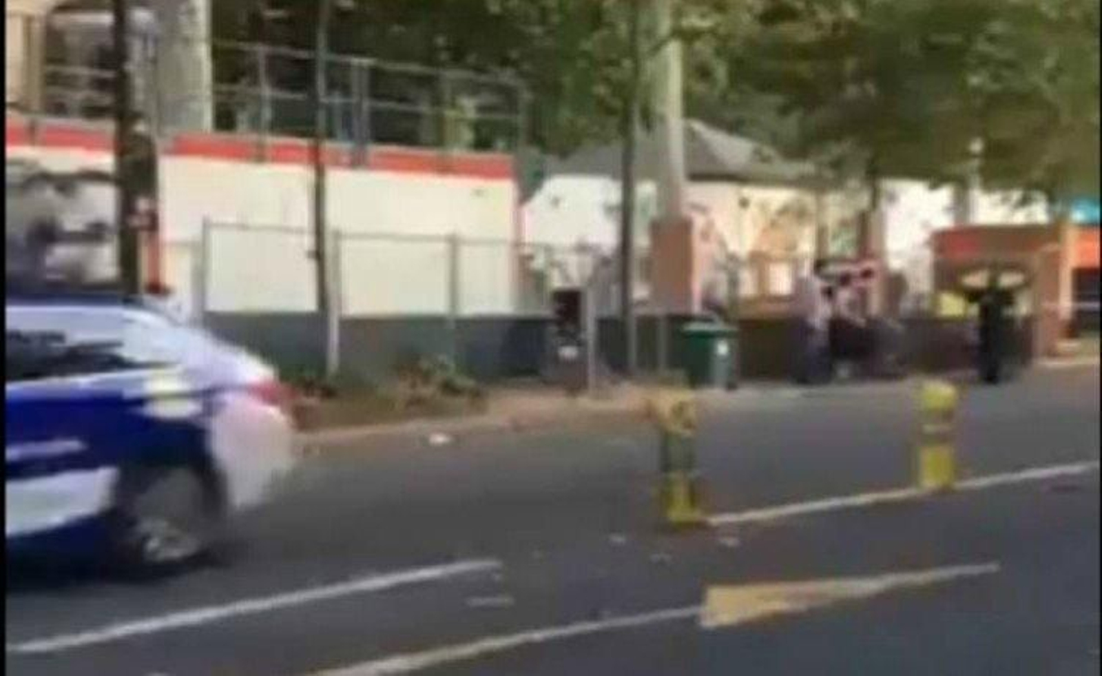 El radar que "asustó" a los vehículos del Tour.