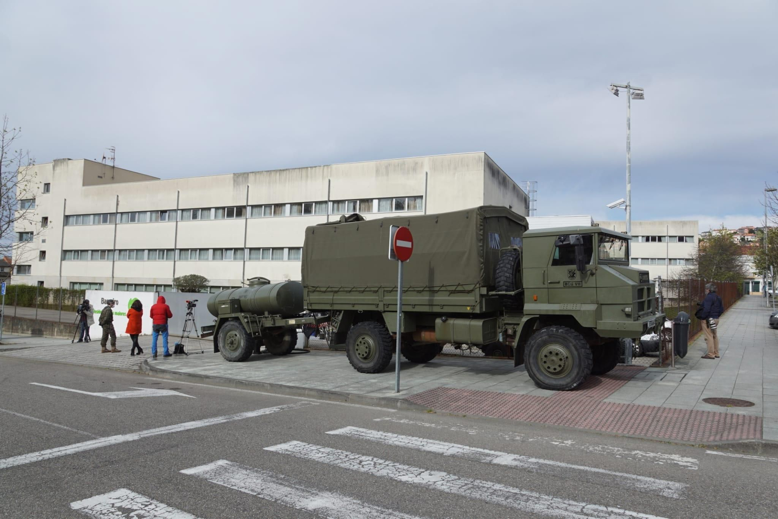La Brilat desinfecta la residencia de Barreiro