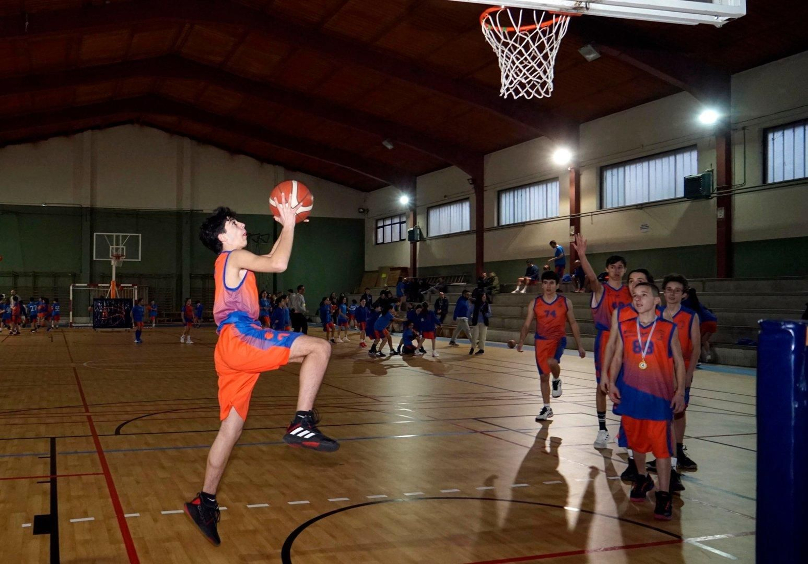 Exhibición de baloncesto en Redondela.