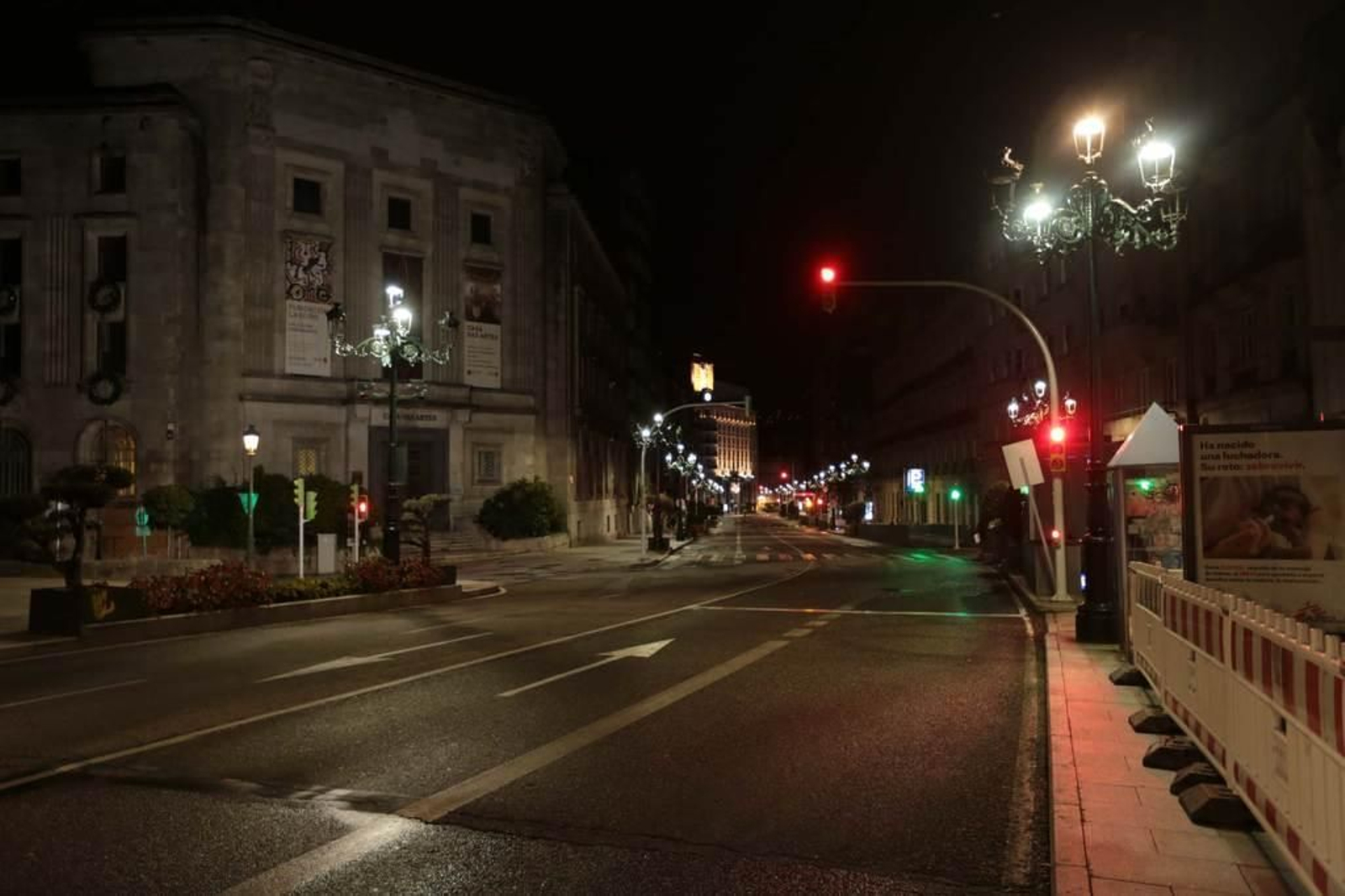 El confinamiento nocturno vacía Vigo 21