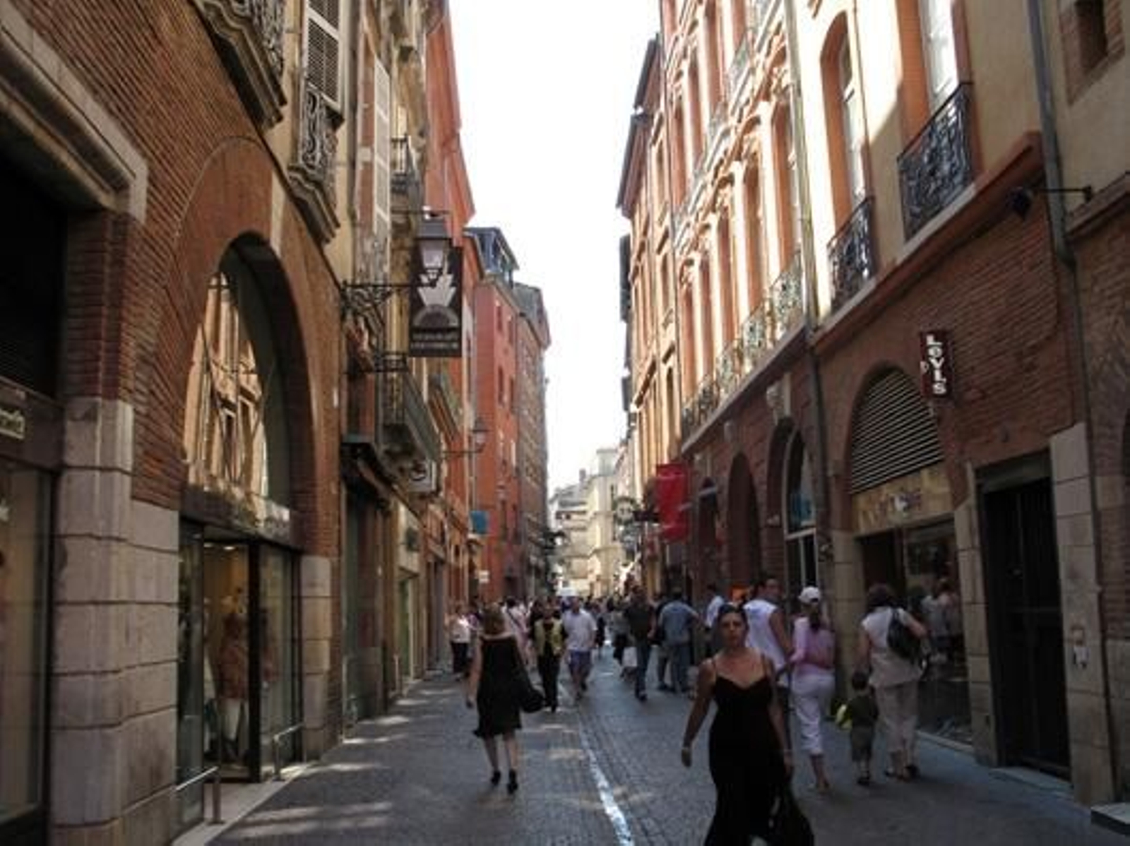 Una calle de Toulouse.