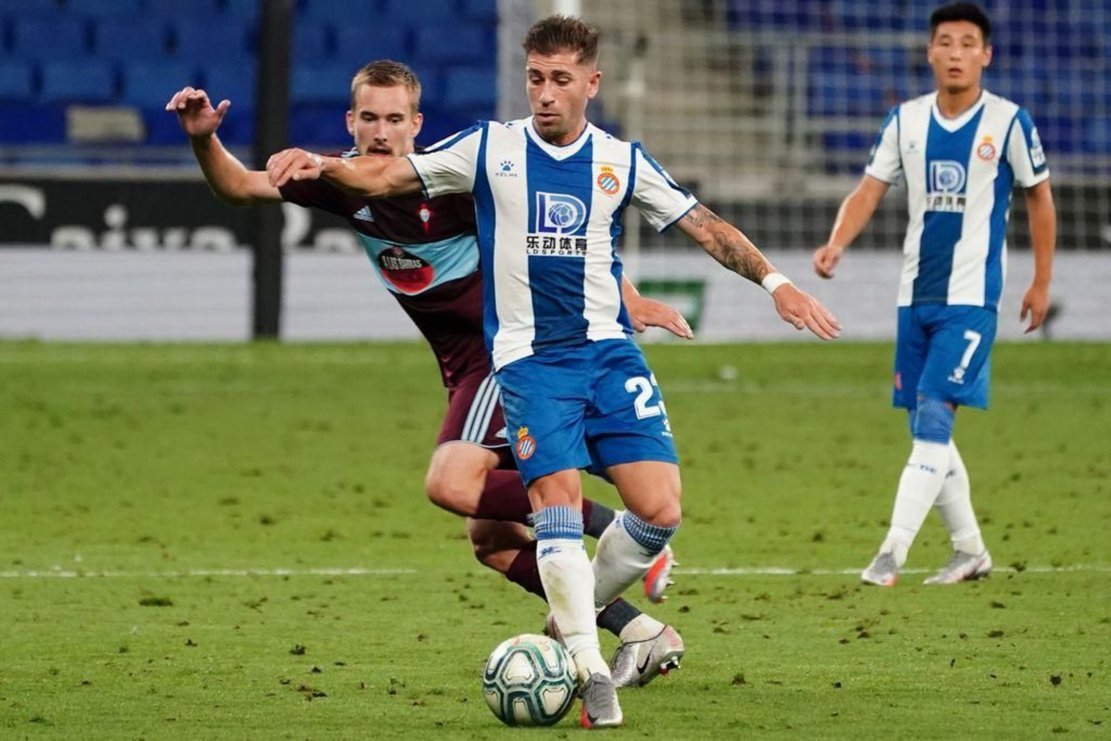 Filip Bradaric fue, junto a Sisto, el único jugador celeste que dio pausa y tranquilidad a todas sus acciones y acierto en la toma de decisiones.