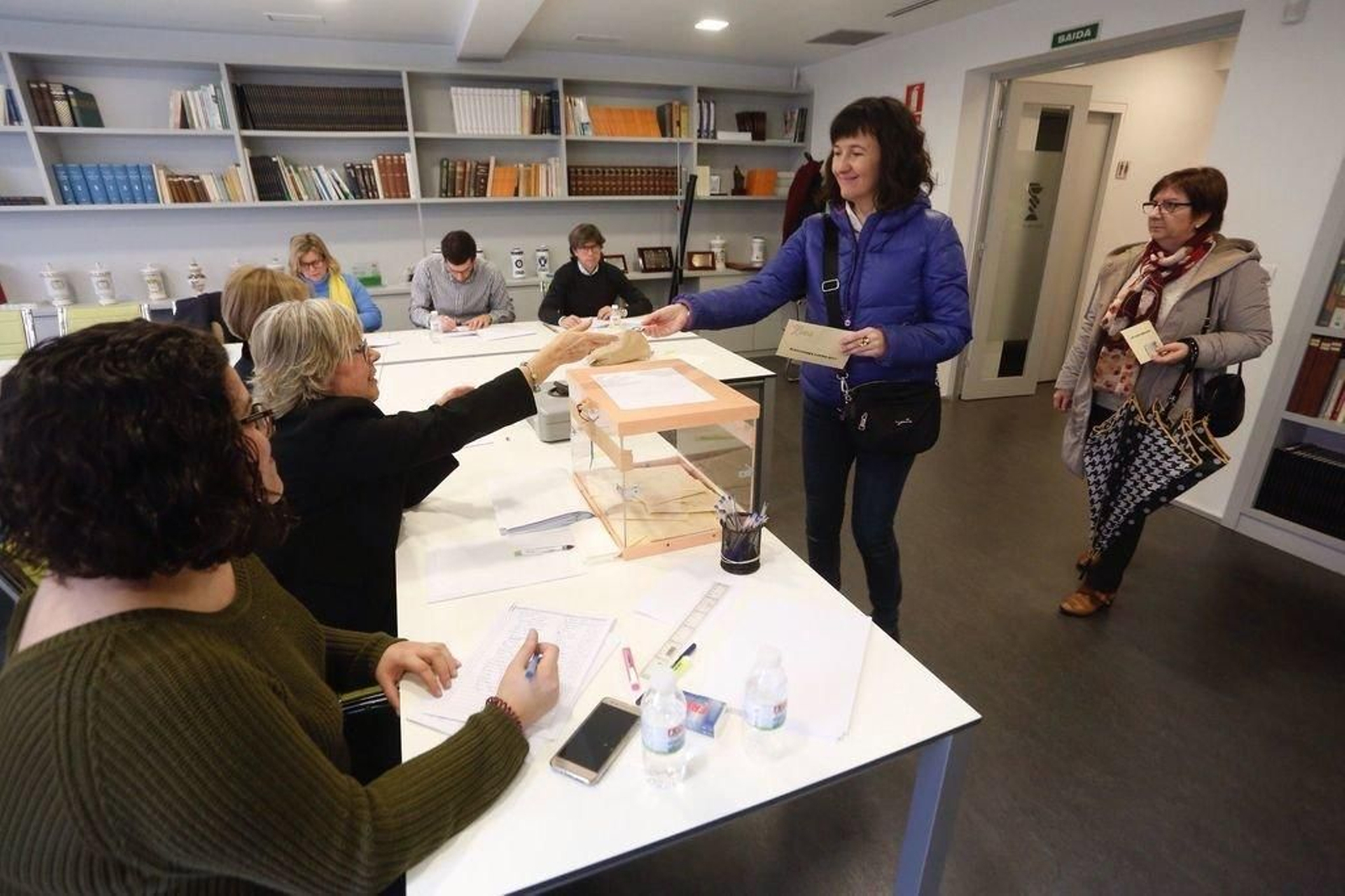 Las elecciones se celebraron a principios del año pasado en la sede del Colegio Oficial en Pontevedra.