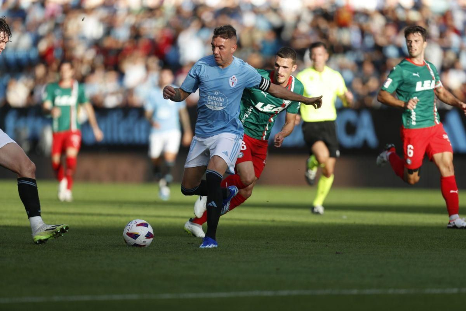 Una lumbalgia lastró a Iago Aspas en la recta final de la pasada temporada, aunque sólo se perdió un partido.