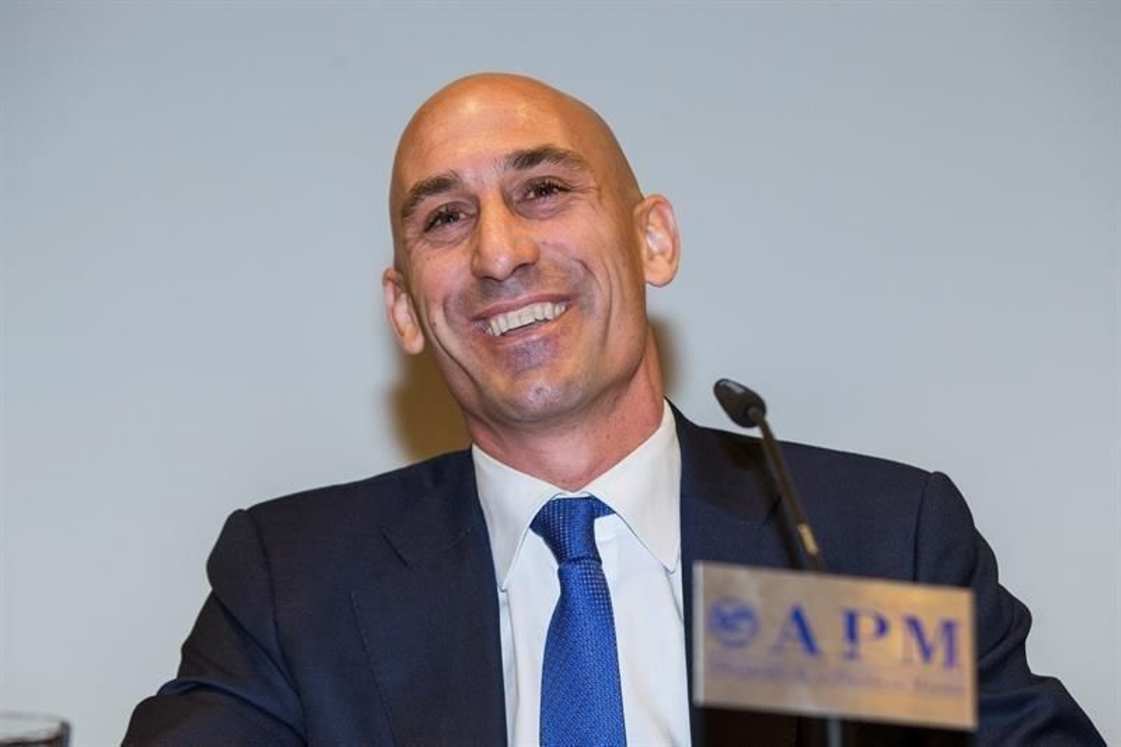 Luis Manuel Rubiales, ayer.