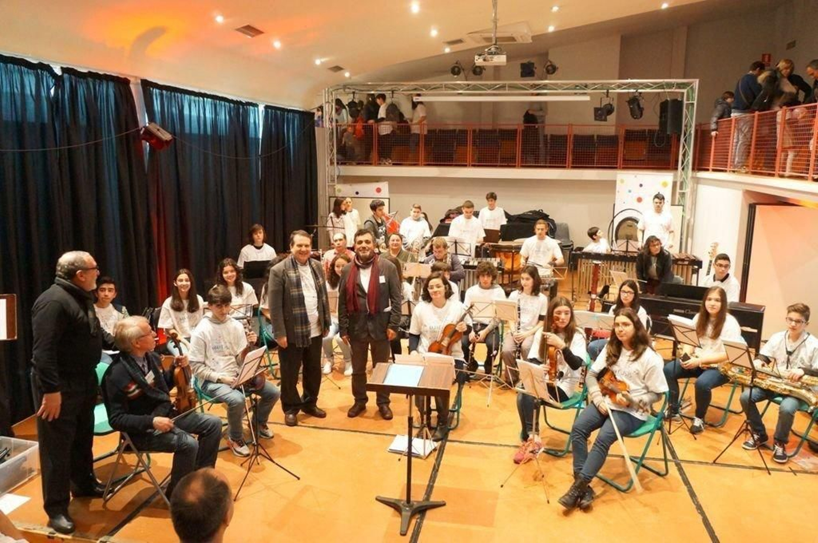 Una de las actuaciones organizadas por el Conservatorio Mayeusis en Vigo.