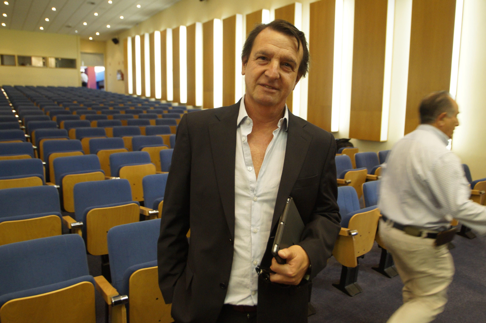 Luis Gonzaga de la Calle Vergara, presidente del Real Aero Club de Vigo.