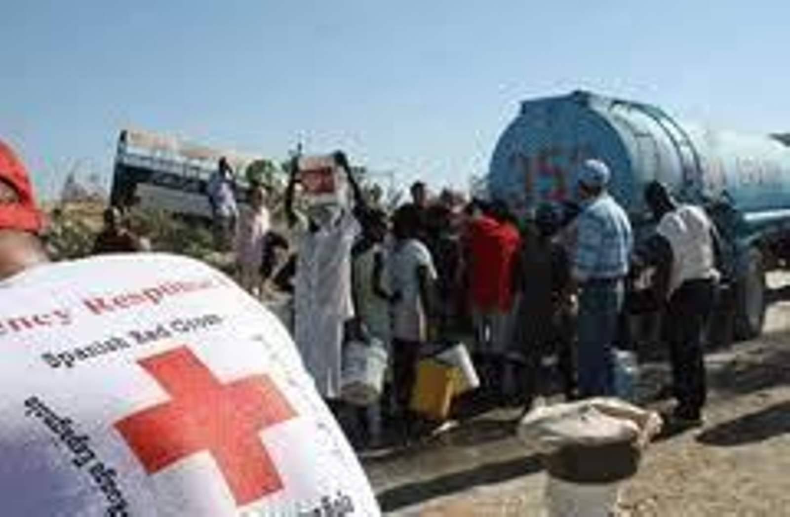 En la imagen, cooperantes en Haití.