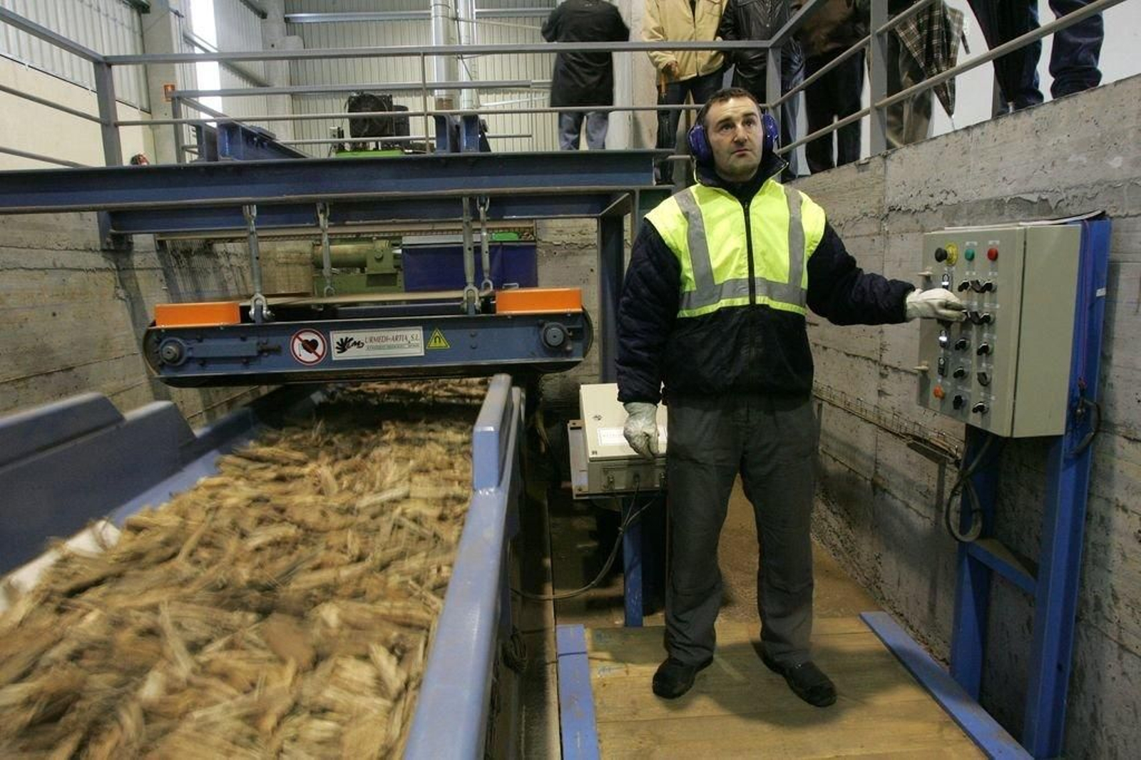 Centro de transformación de Biomasa en el municipio ourensano de Trasmiras.