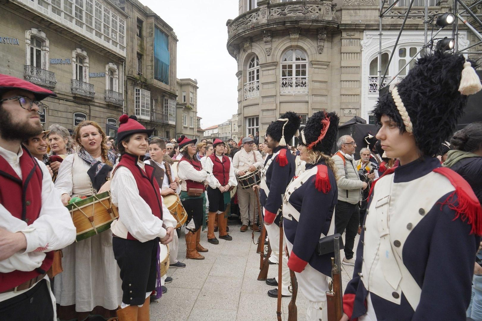 Representación de la Reconquista de Vigo 2024.