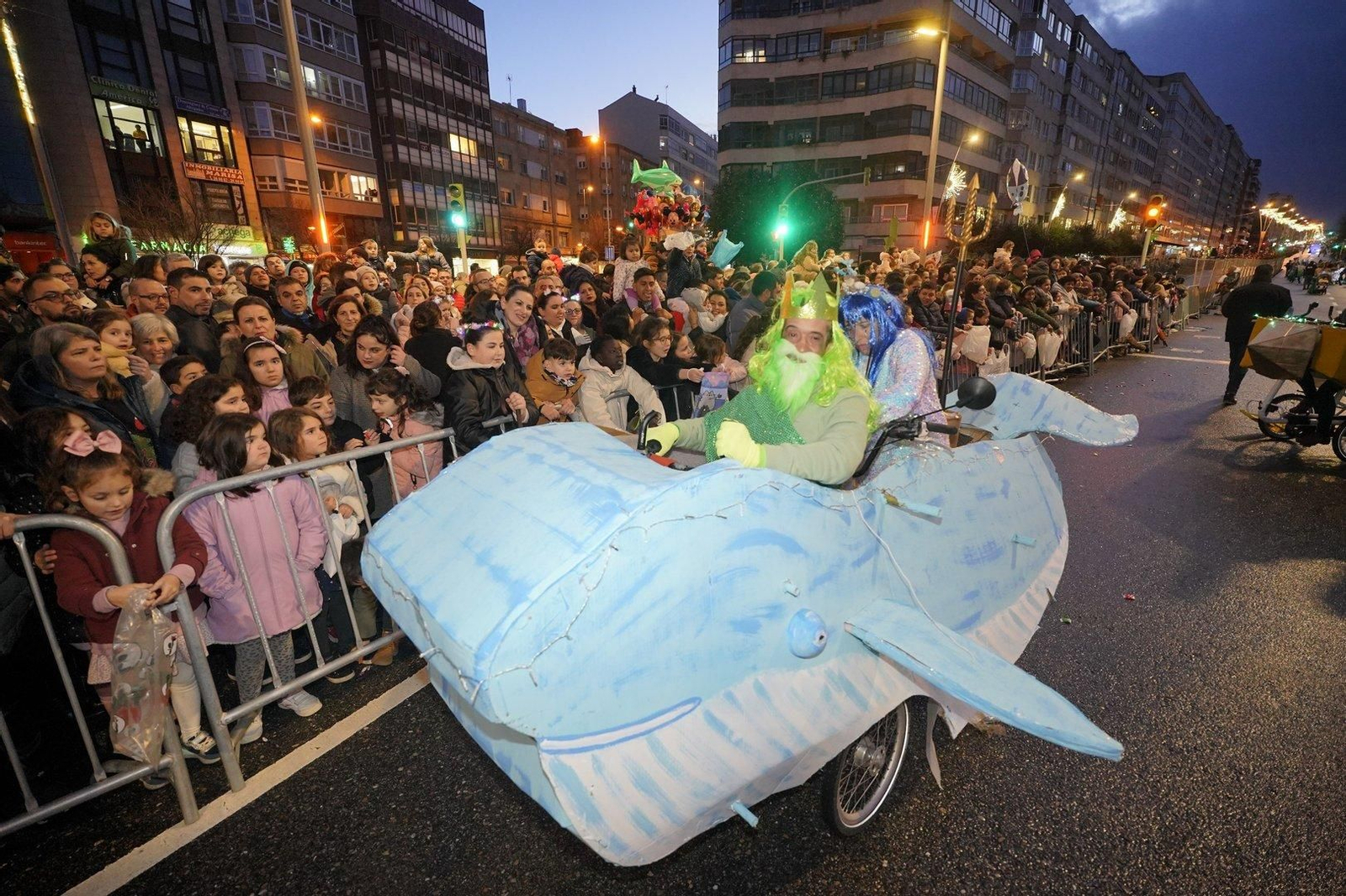 La Cabalgata de los Reyes en Vigo 2024.